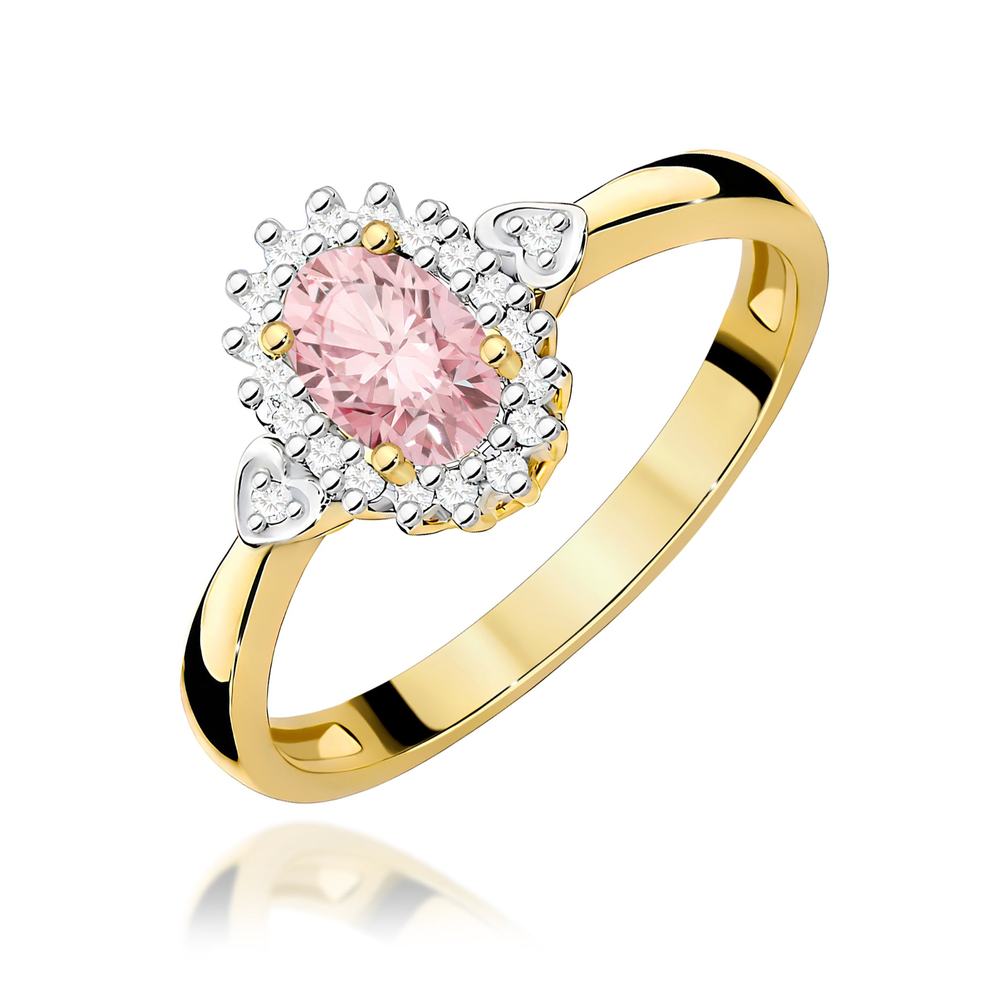 Inel Aur 9K cu Diamante de Laborator 0.70 ct