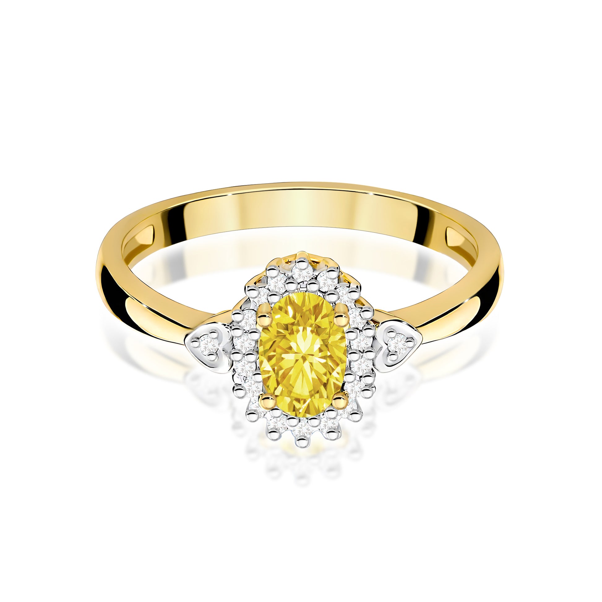 Inel Aur 9K cu Diamante de Laborator 0.70 ct