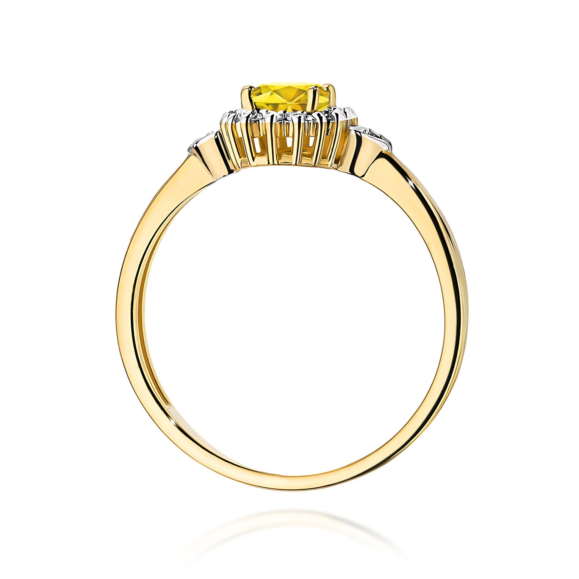 Inel Aur 9K cu Diamante de Laborator 0.70 ct