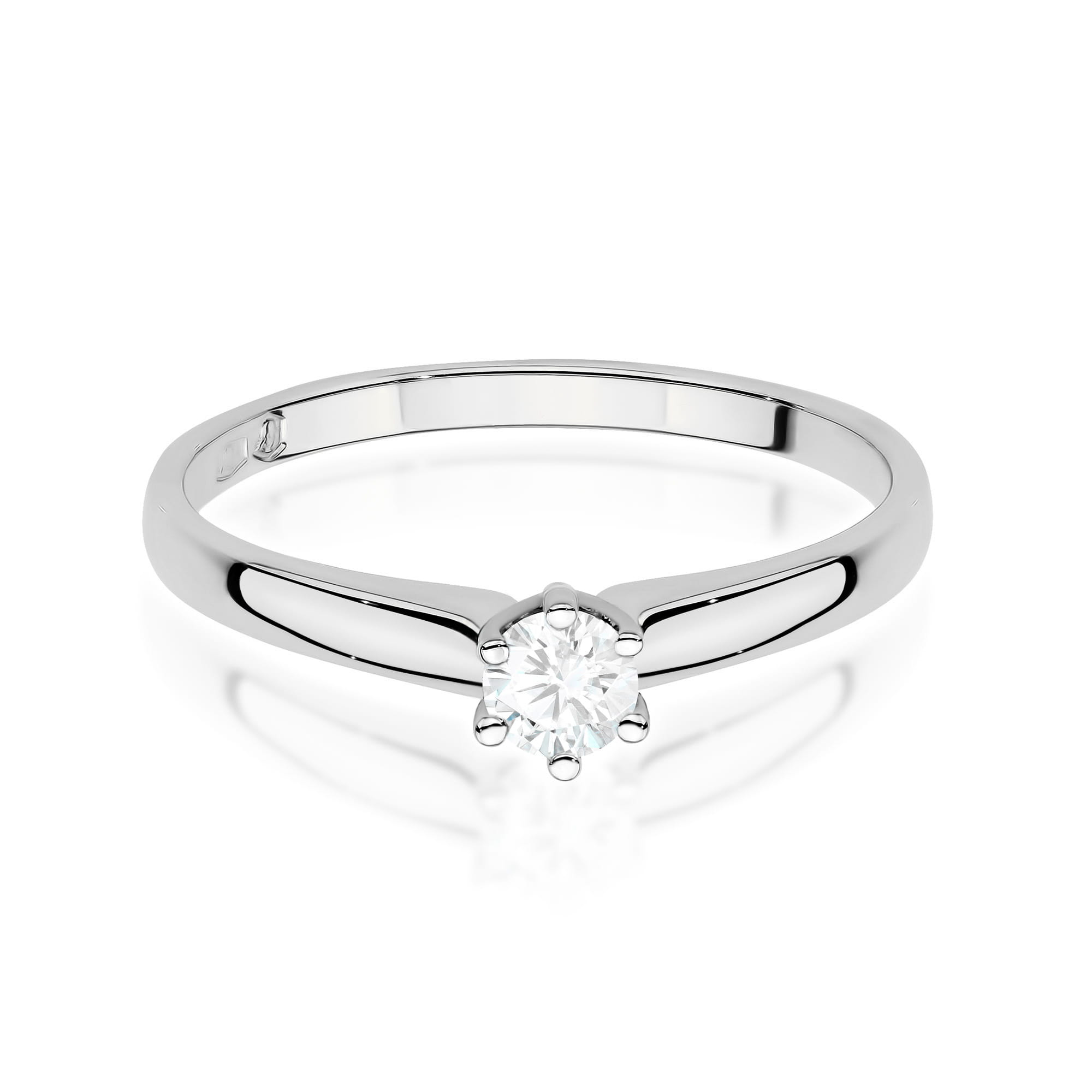Inel Aur 14K cu Diamant de Laborator 0.20 ct