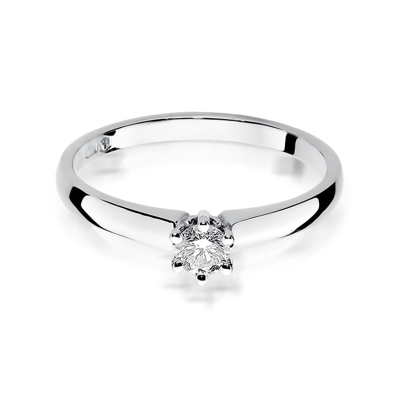 Inel Aur 9K cu Diamant Natural 0.20 ct