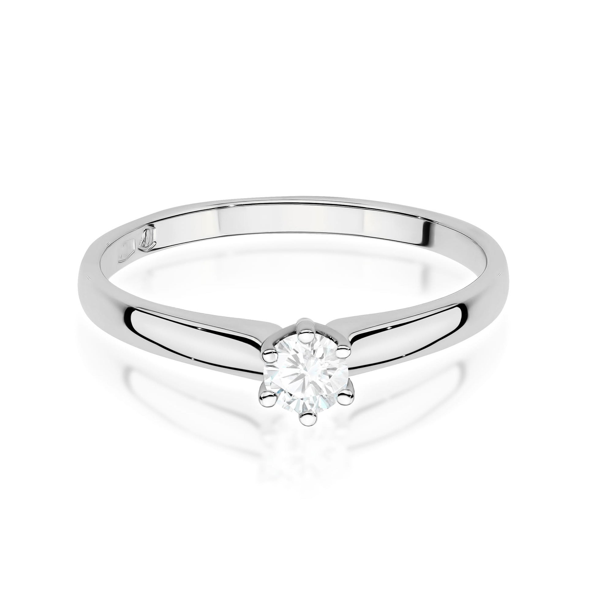 Inel Aur 9K cu Diamant de Laborator 0.20 ct