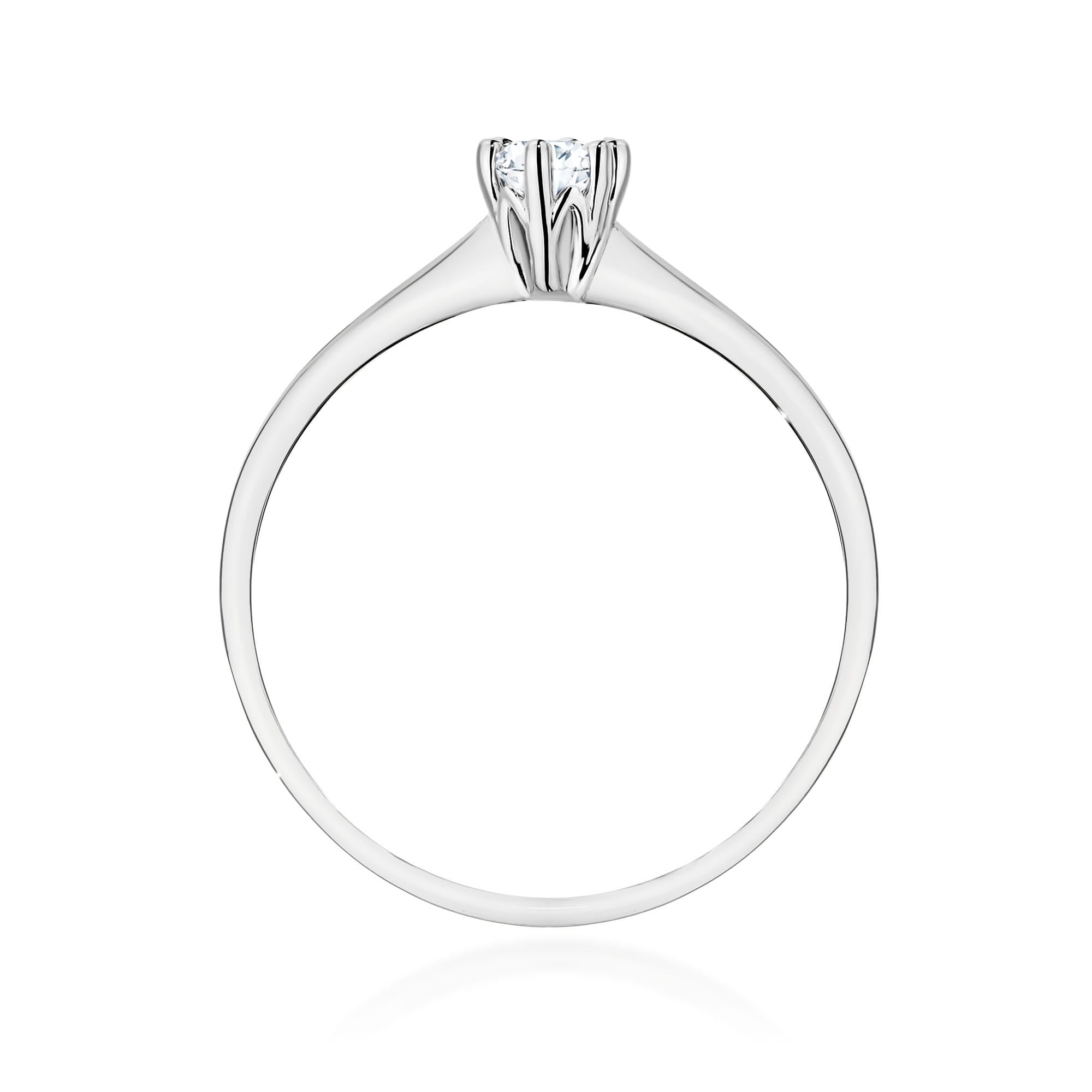 Inel Aur 9K cu Diamant de Laborator 0.20 ct