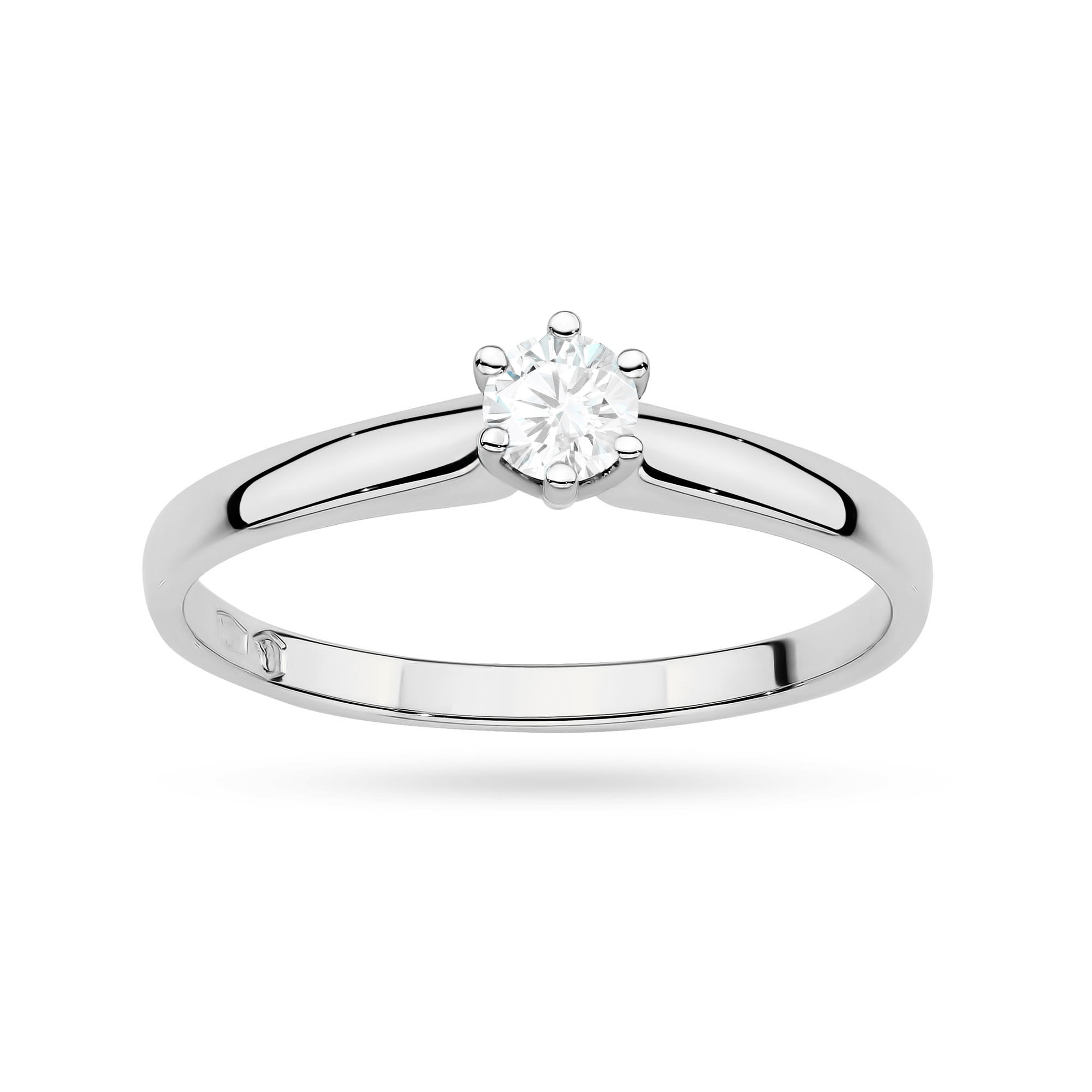 Inel Aur 9K cu Diamant de Laborator 0.20 ct