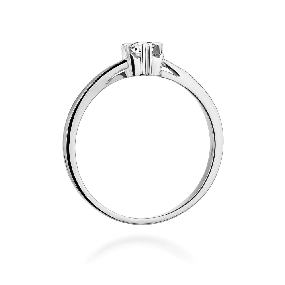 Inel Aur 9K cu Diamant Natural 0.10 ct