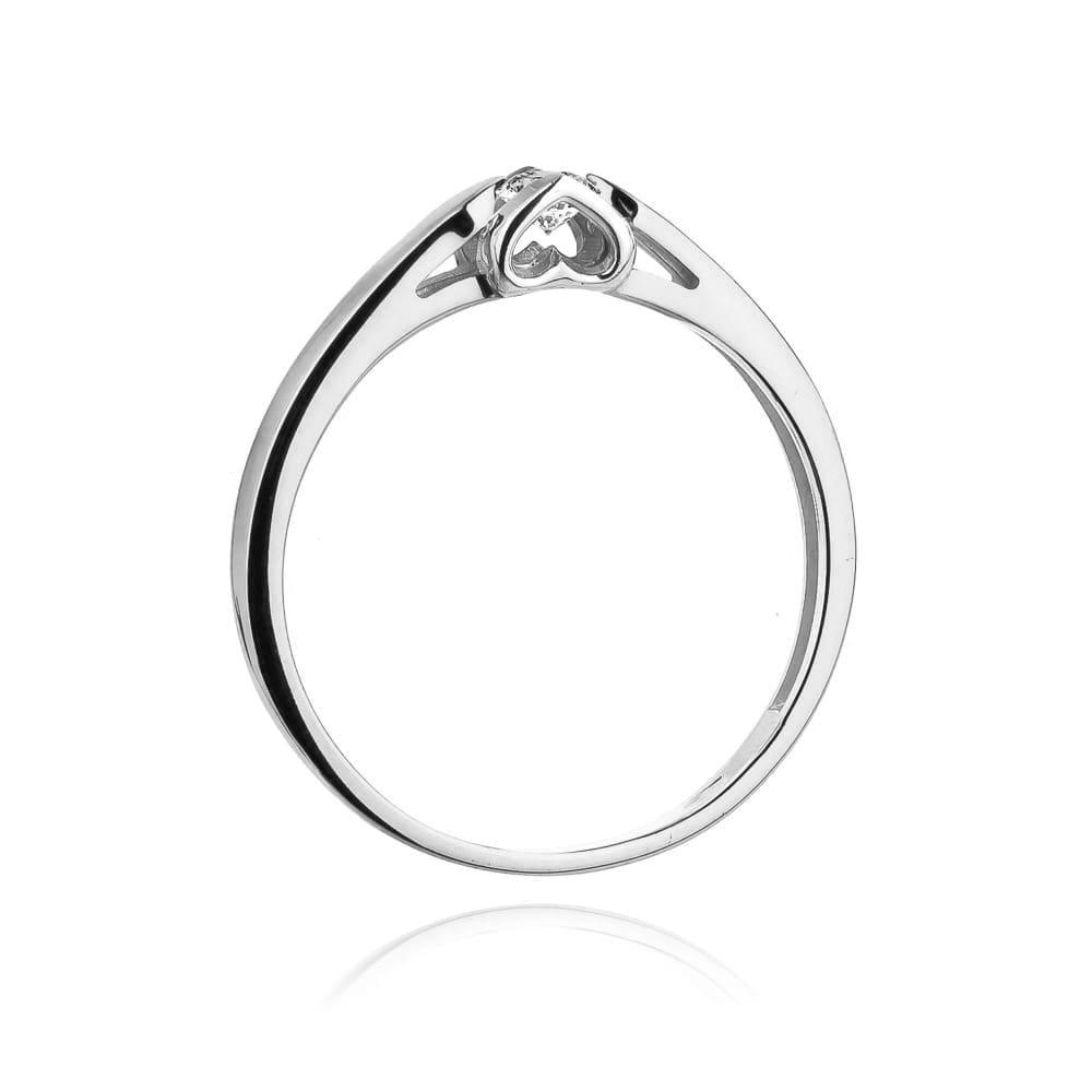 Inel Aur 14K W0320 Diamant Cultivat 0.10ct