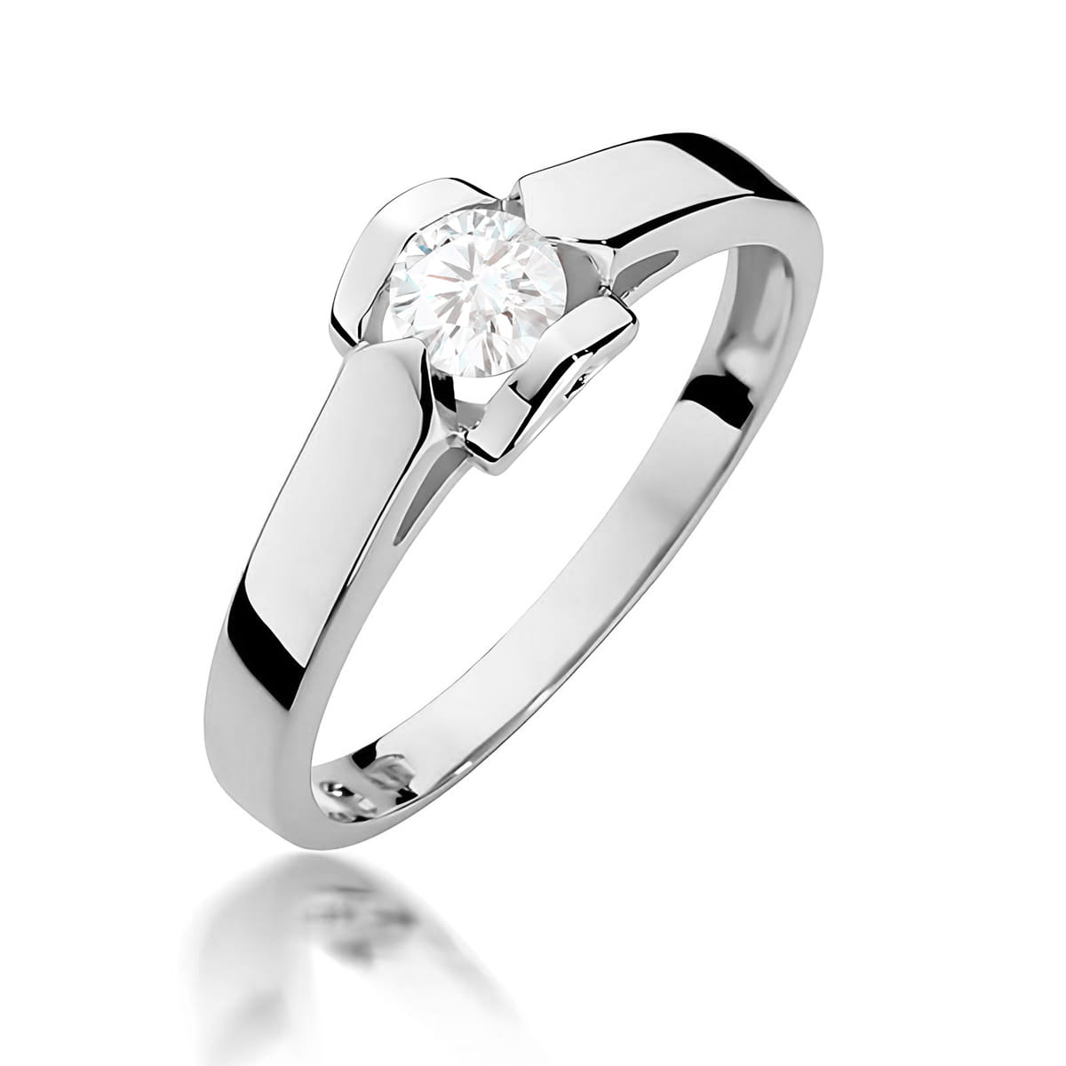 Inel Aur 9K cu Diamant Natural 0.30 ct