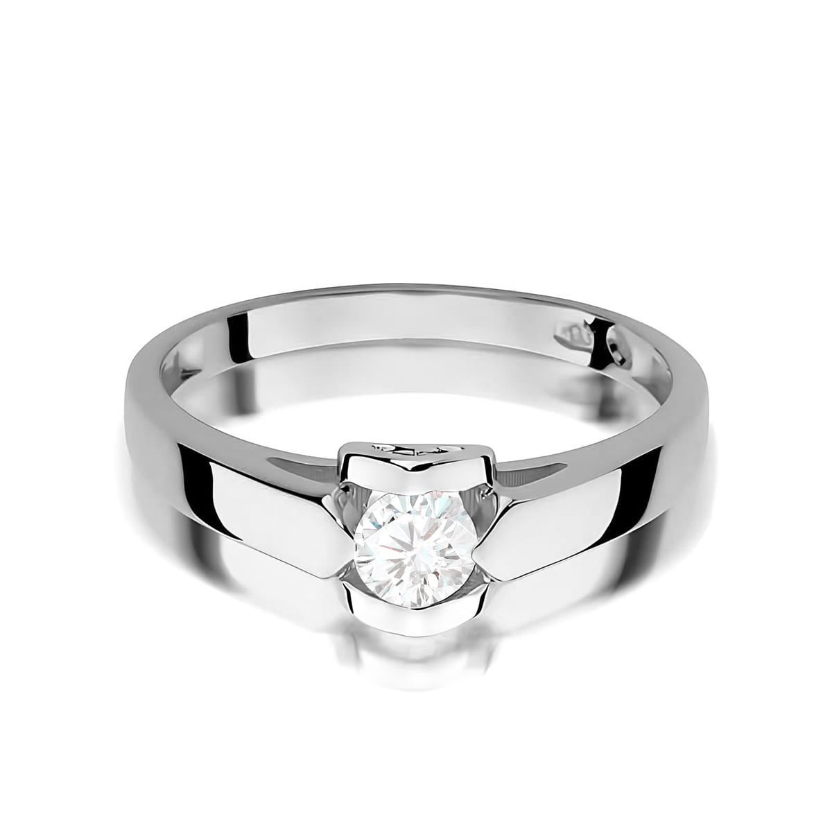 Inel Aur 9K cu Diamant Natural 0.30 ct