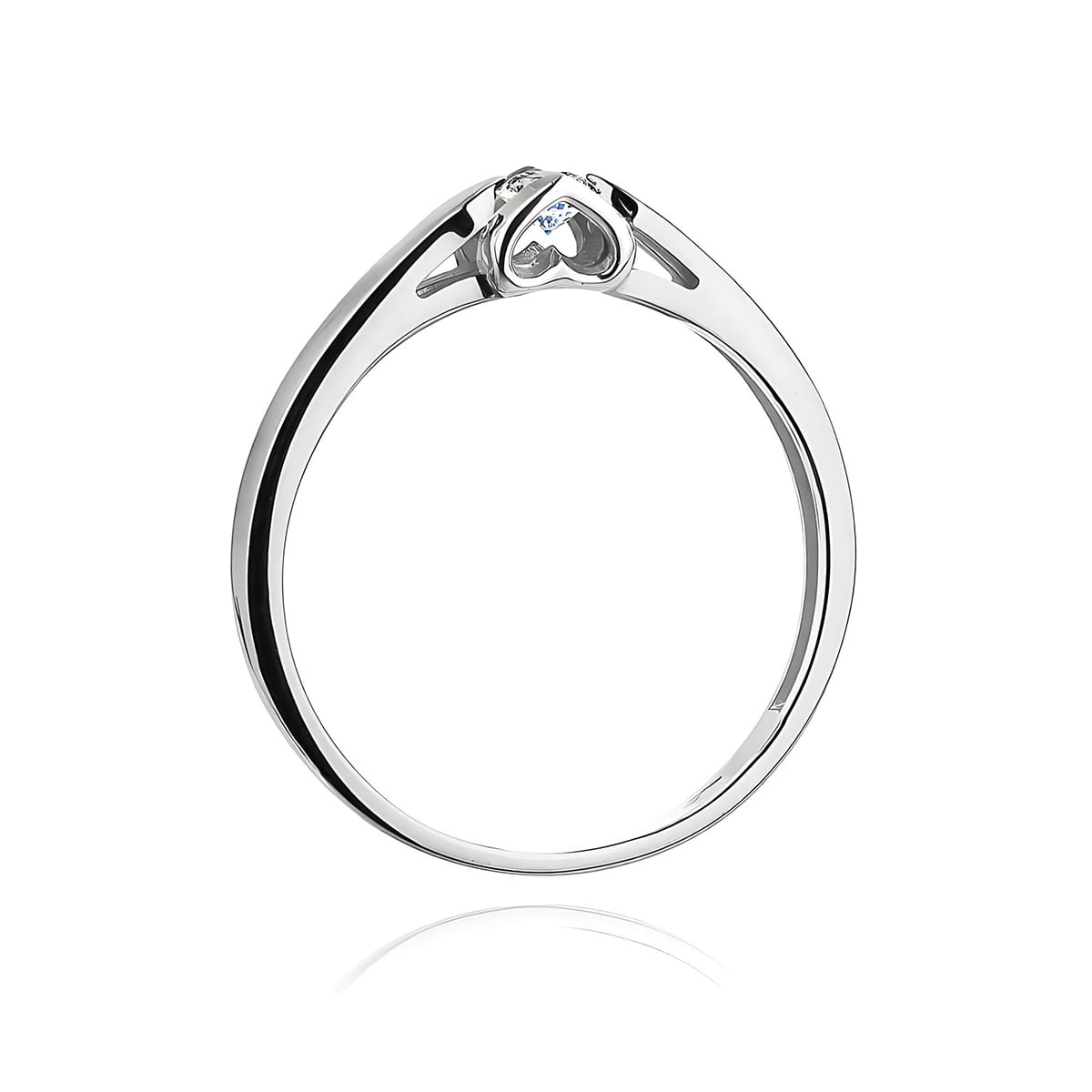 Inel Aur 9K cu Diamant Natural 0.30 ct