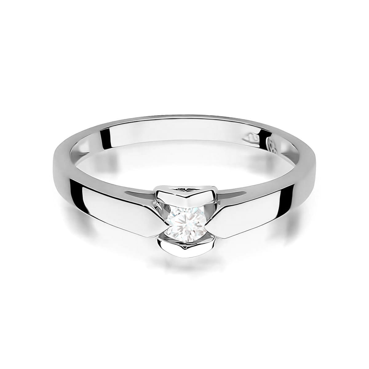 Inel Aur 9K cu Diamant de Laborator 0.10 ct