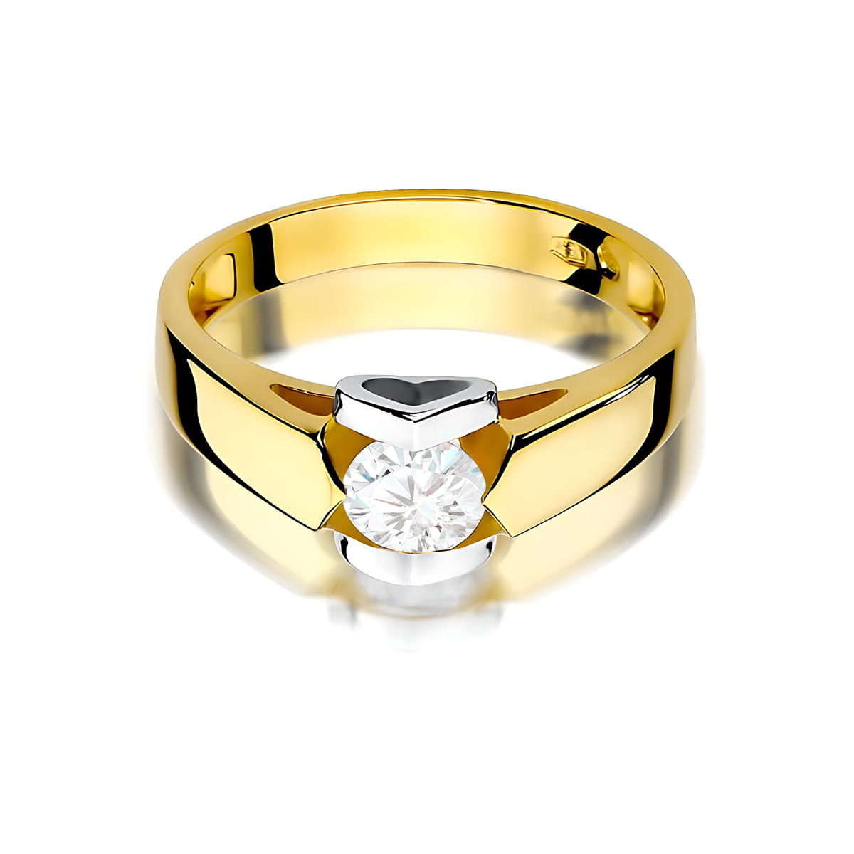 Inel Aur 14K W0320 Diamant Cultivat 0.50ct