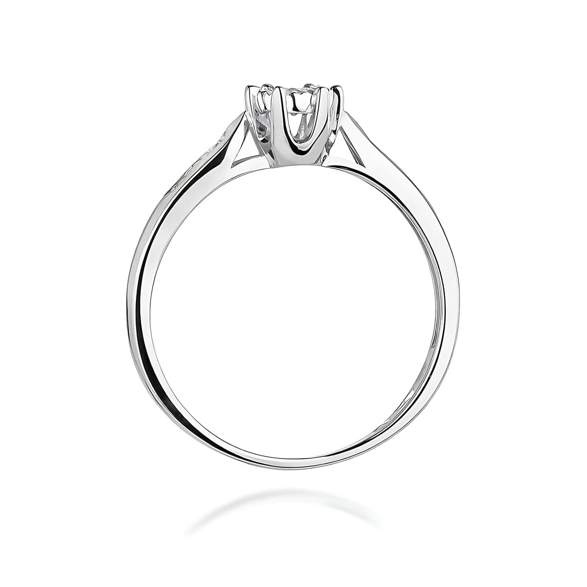 Inel Aur 9K cu Diamante Naturale 0.13 ct