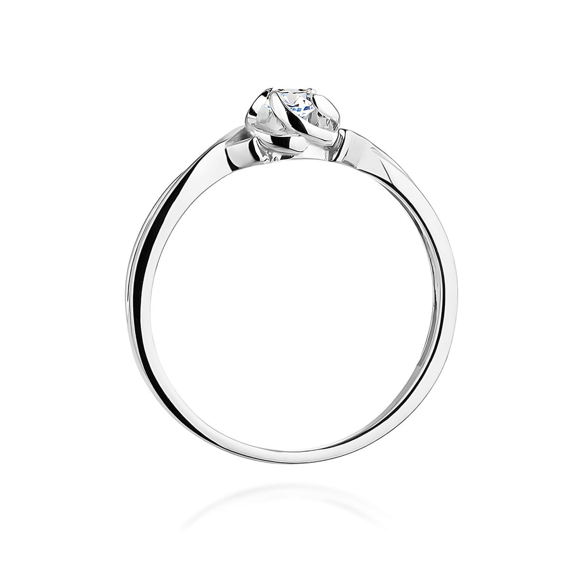 Inel Aur 9K cu Diamant de Laborator 0.10 ct