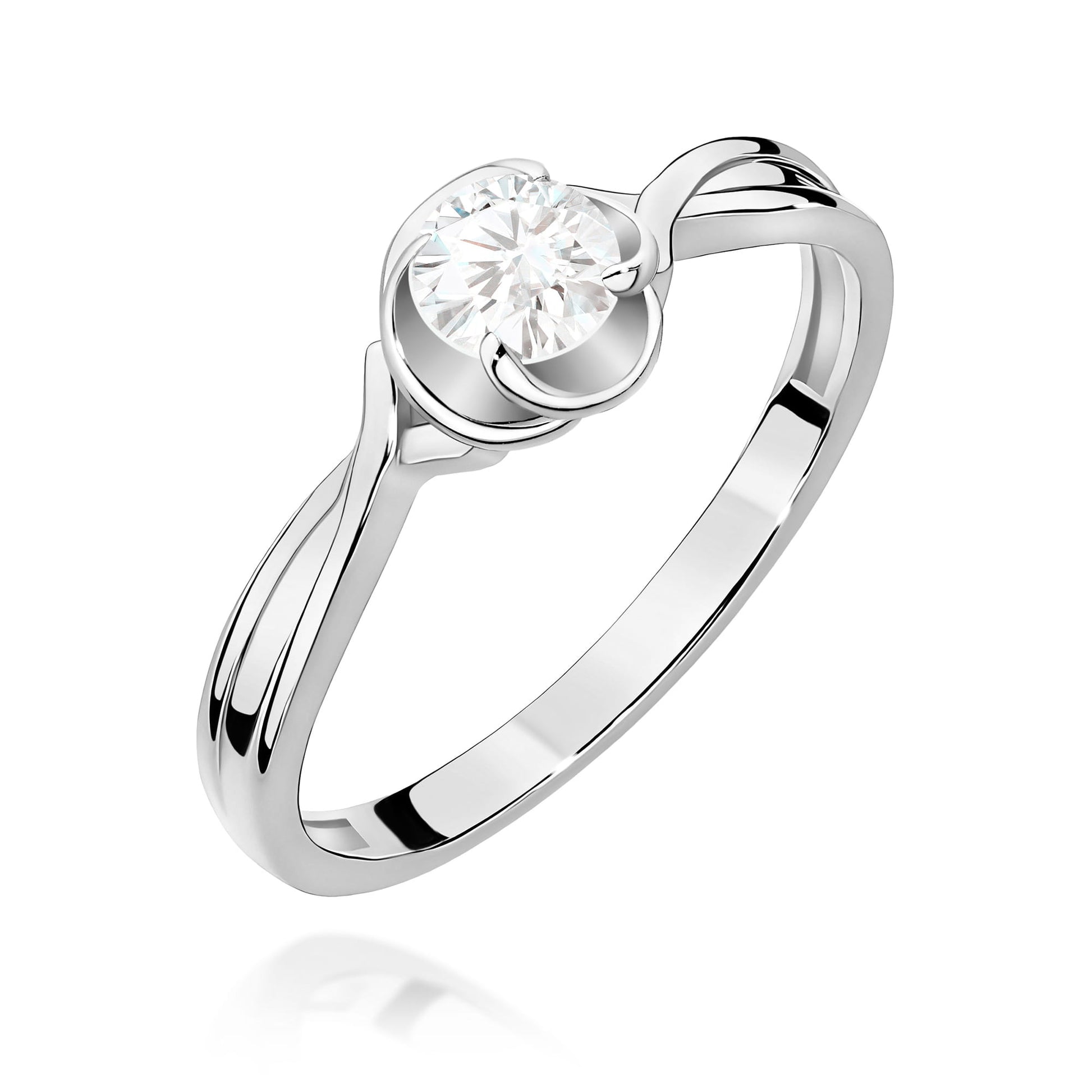 Inel Aur 9K cu Diamant de Laborator 0.30 ct