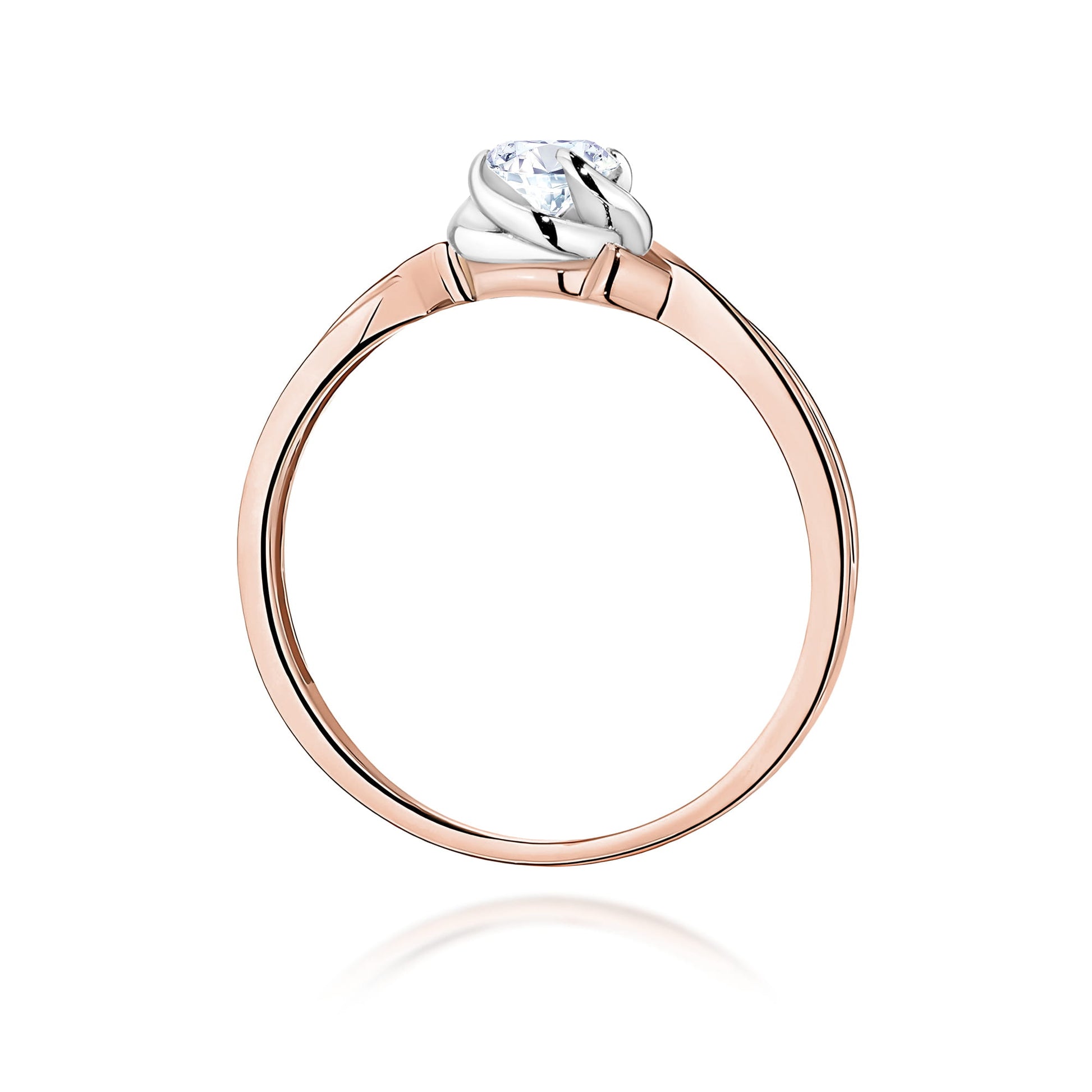 Inel Aur 14K cu Diamant de Laborator 0.30 ct