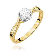 Inel Aur 14K cu Diamant Natural 0.30 ct