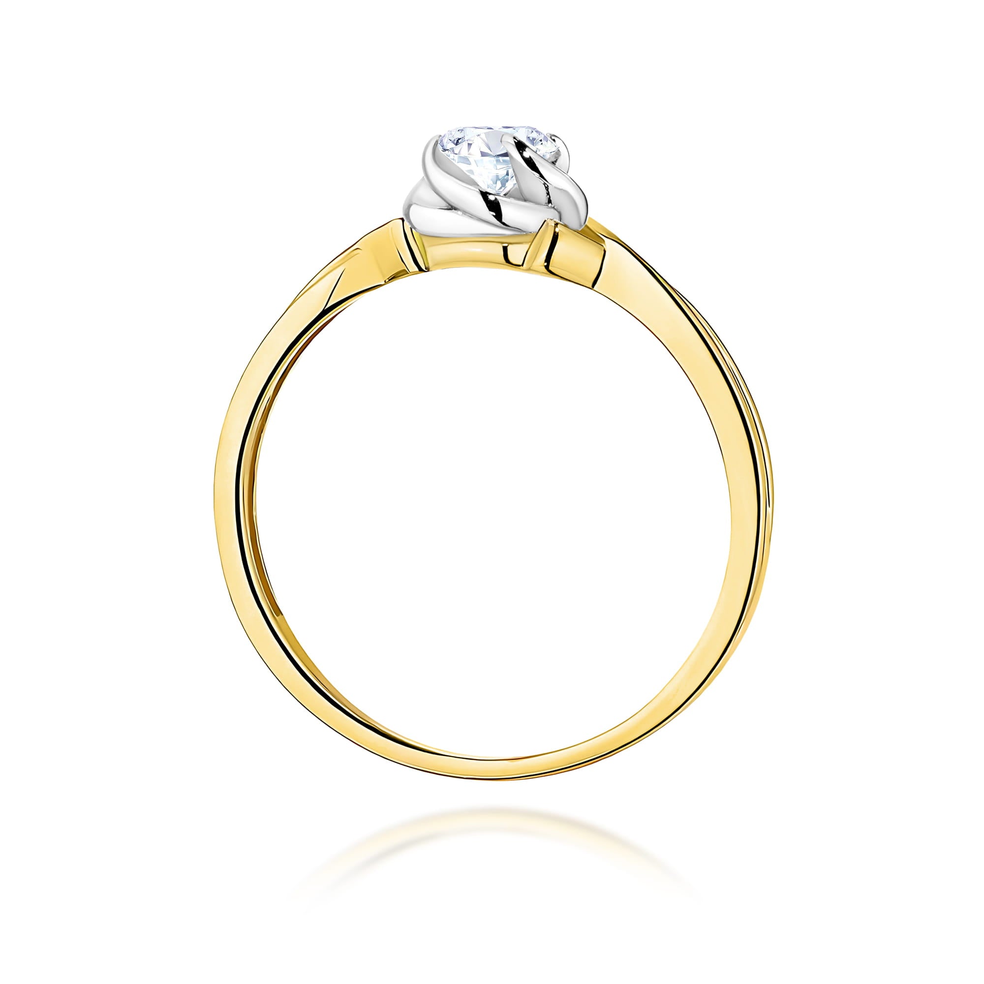 Inel Aur 14K cu Diamant Natural 0.30 ct