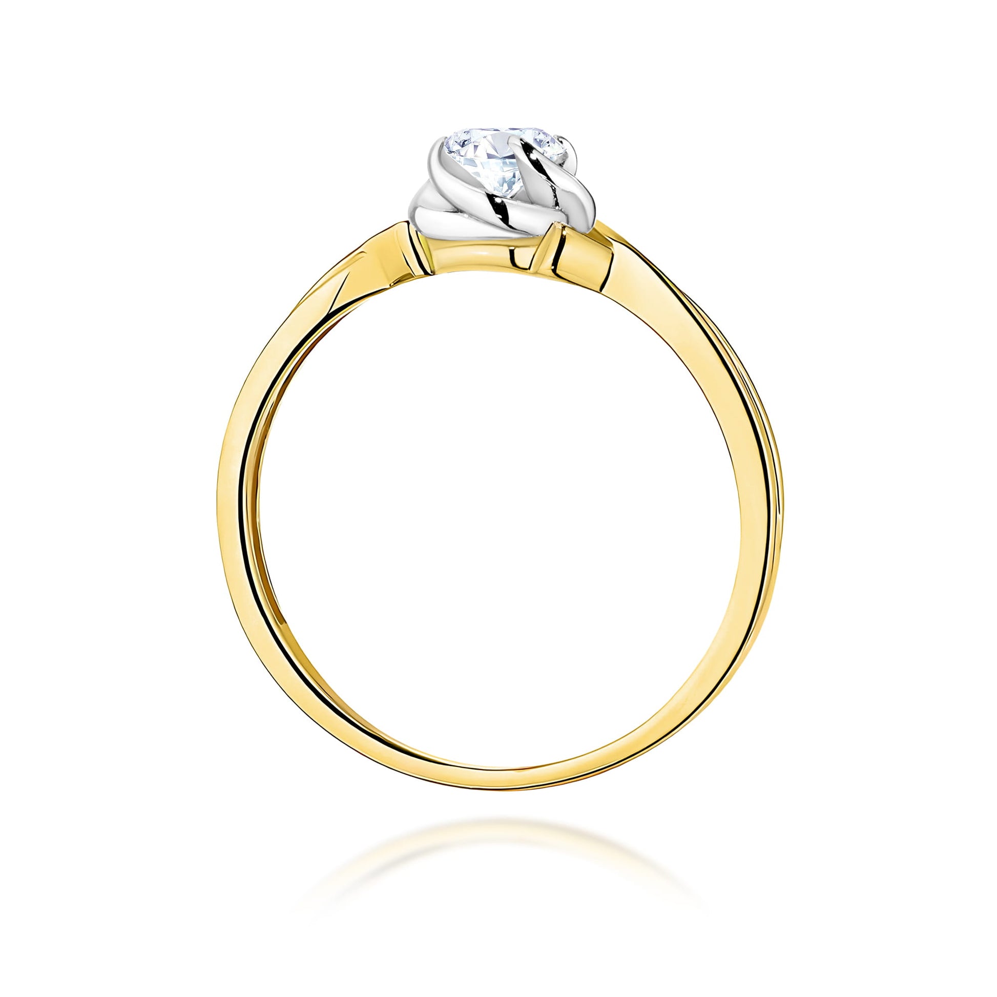 Inel Aur 9K cu Diamant Natural 0.30 ct