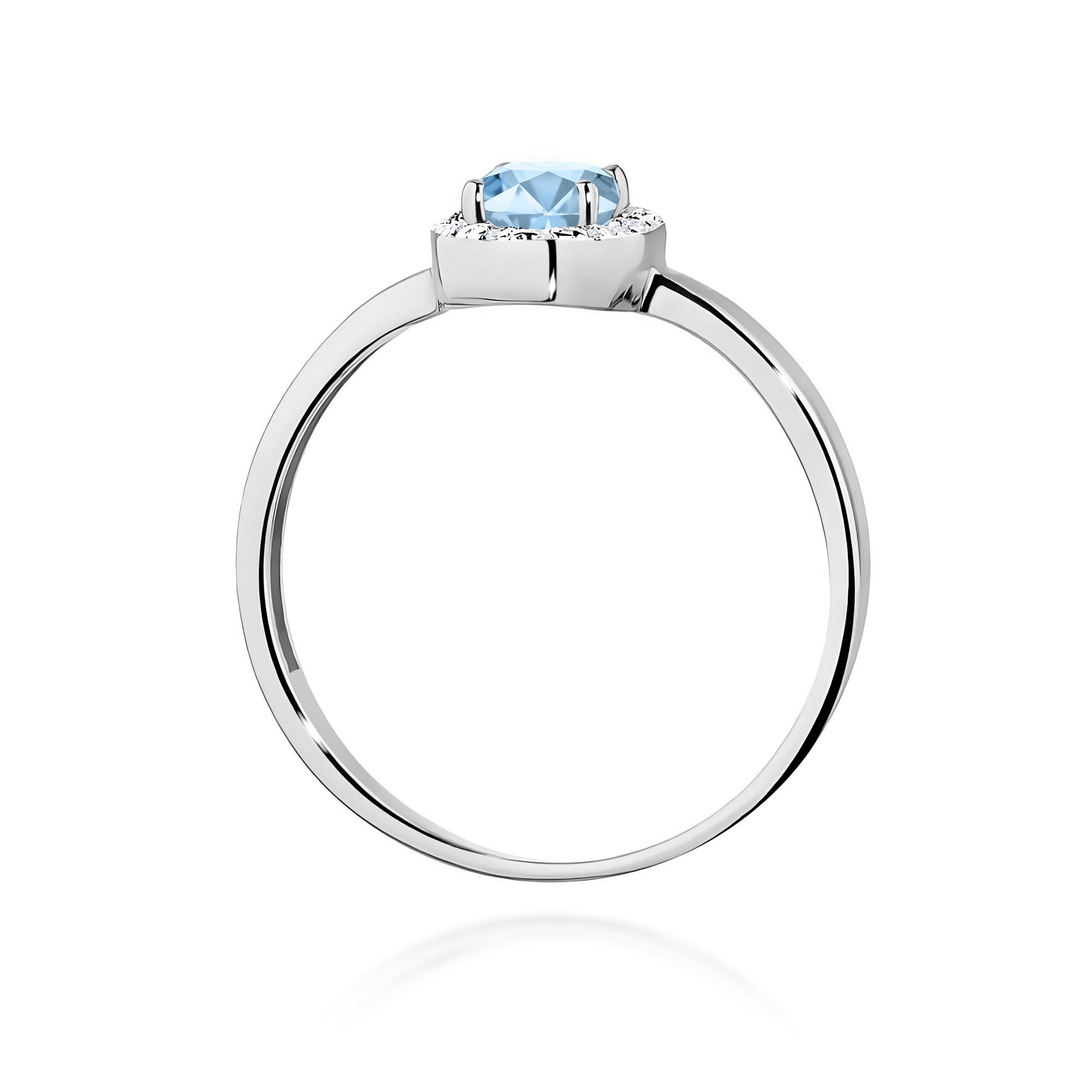 Inel Aur 14K cu Diamante de Laborator 0.58 ct