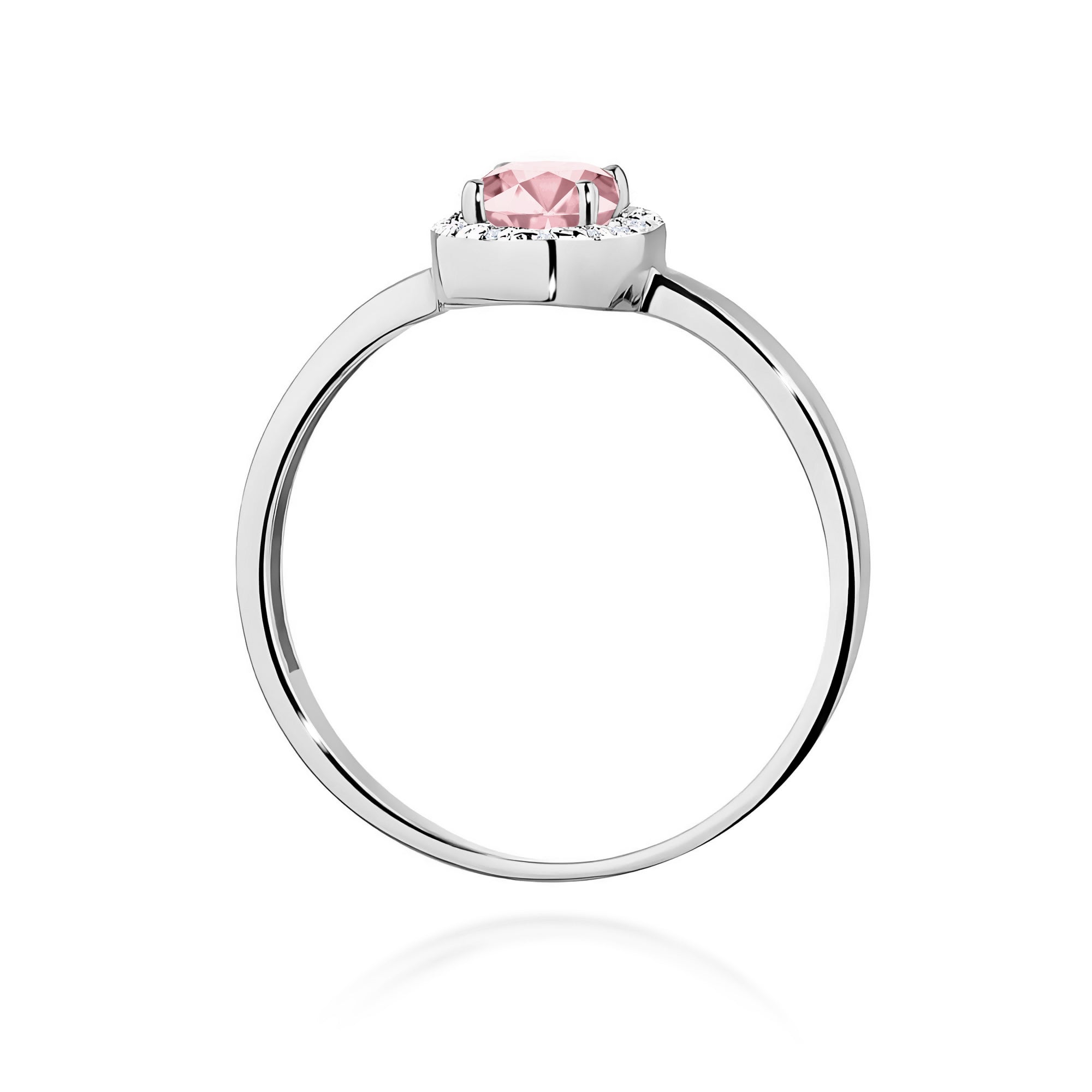 Inel Aur 14K cu Diamante de Laborator 0.58 ct