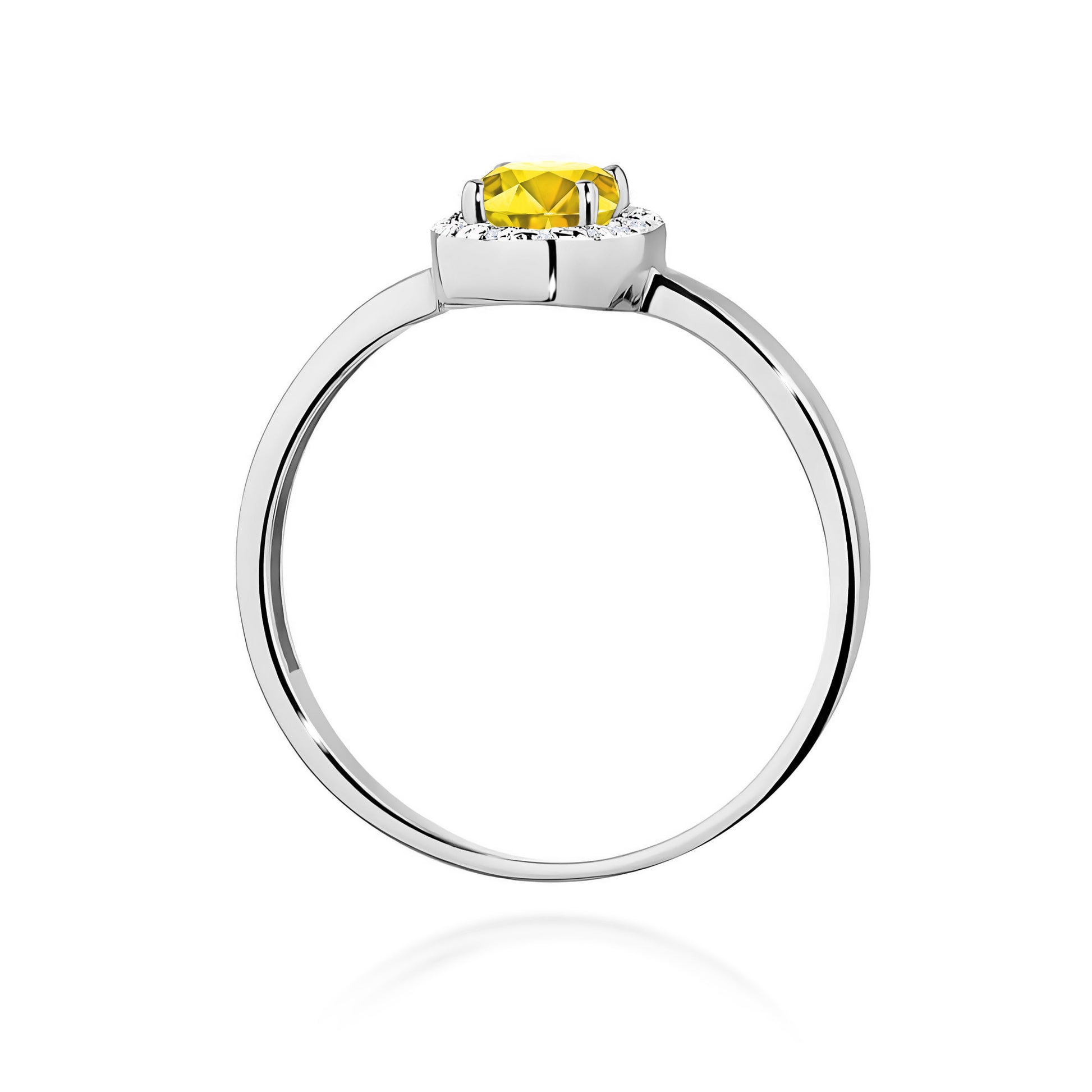 Inel Aur 14K cu Diamante de Laborator 0.58 ct