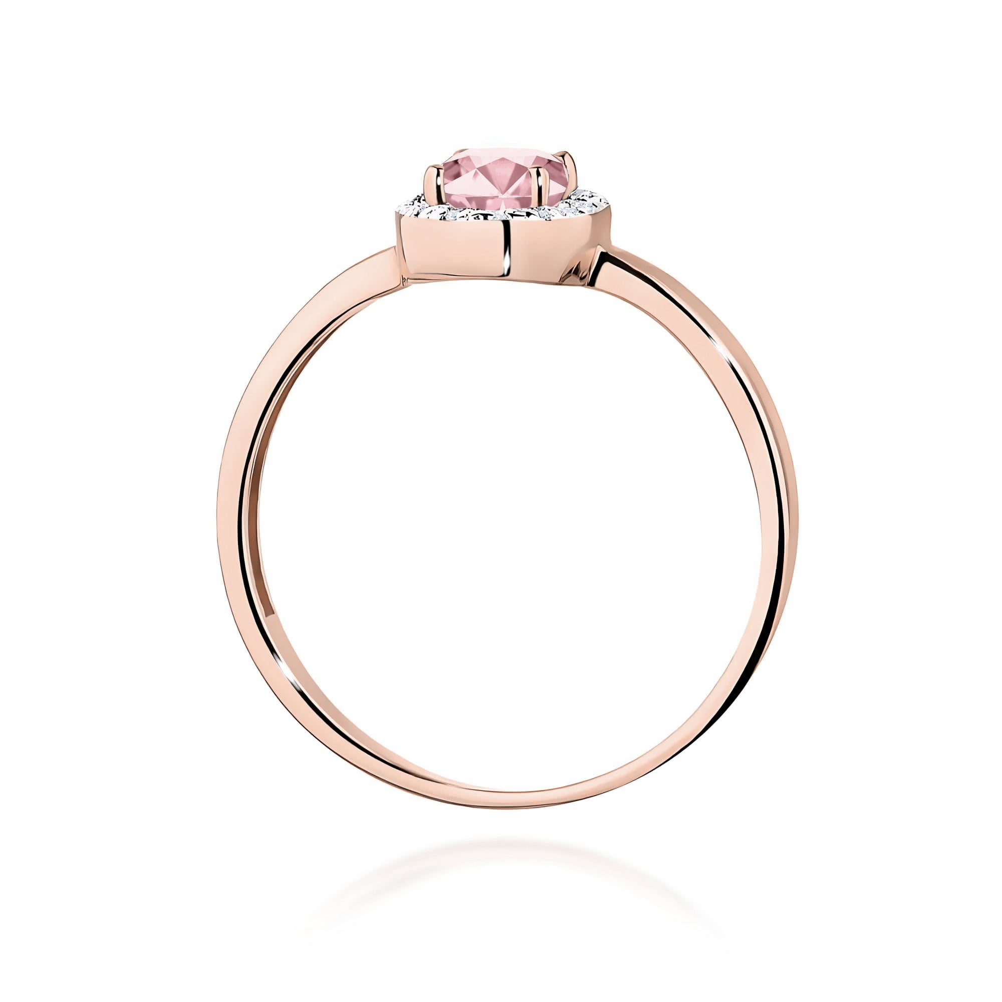 Inel Aur 14K cu Diamante de Laborator 0.58 ct