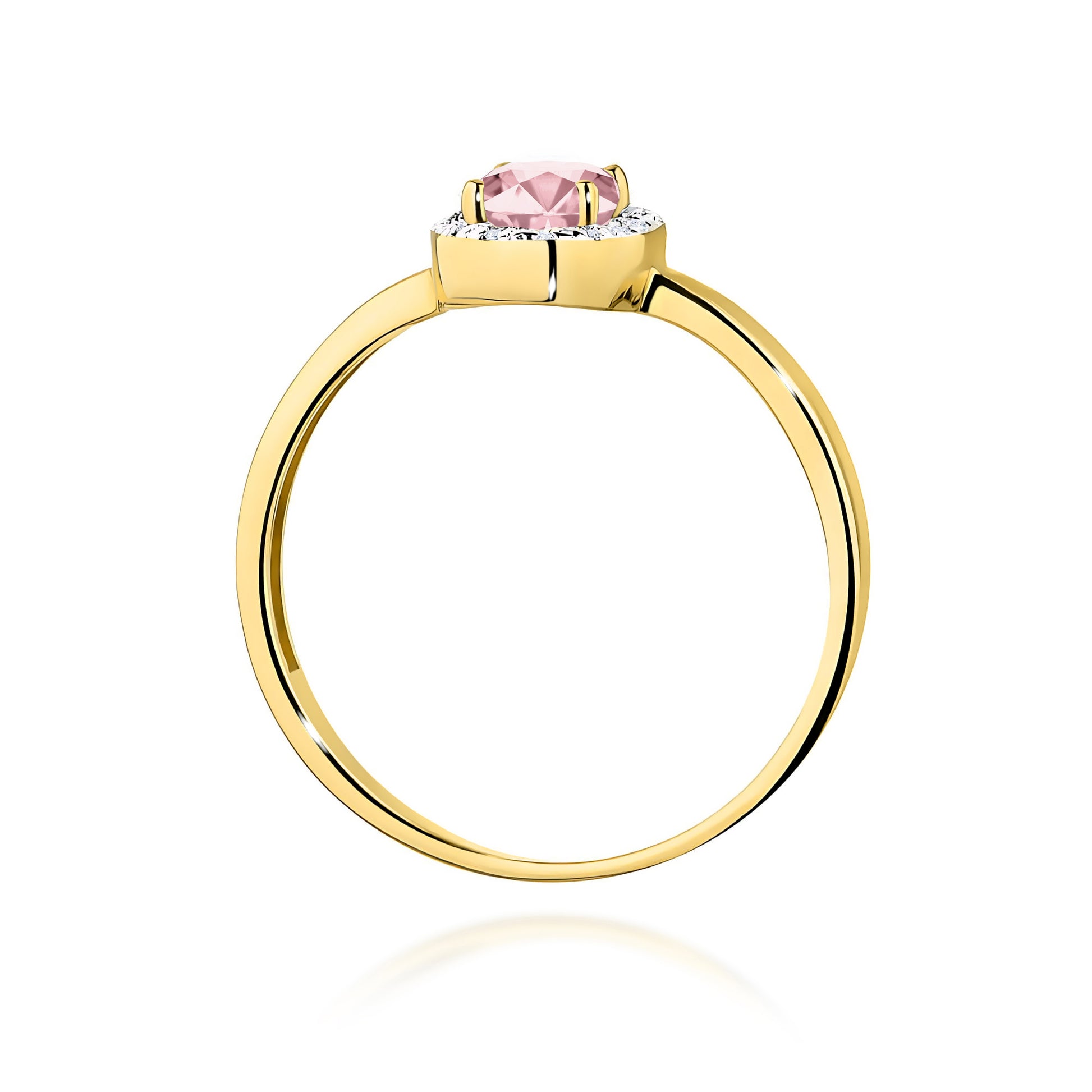 Inel Aur 14K cu Diamante de Laborator 0.58 ct