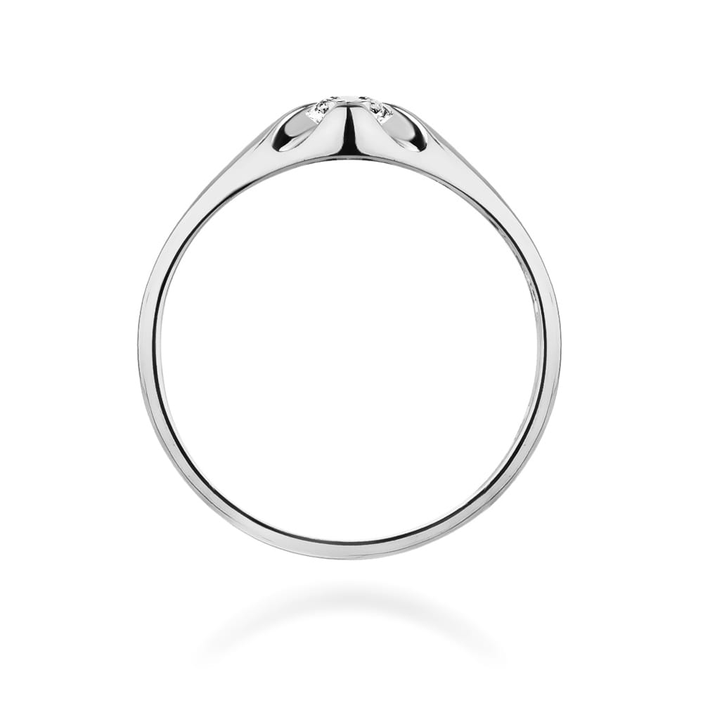 Inel Aur 9K cu Diamant Natural 0.10 ct