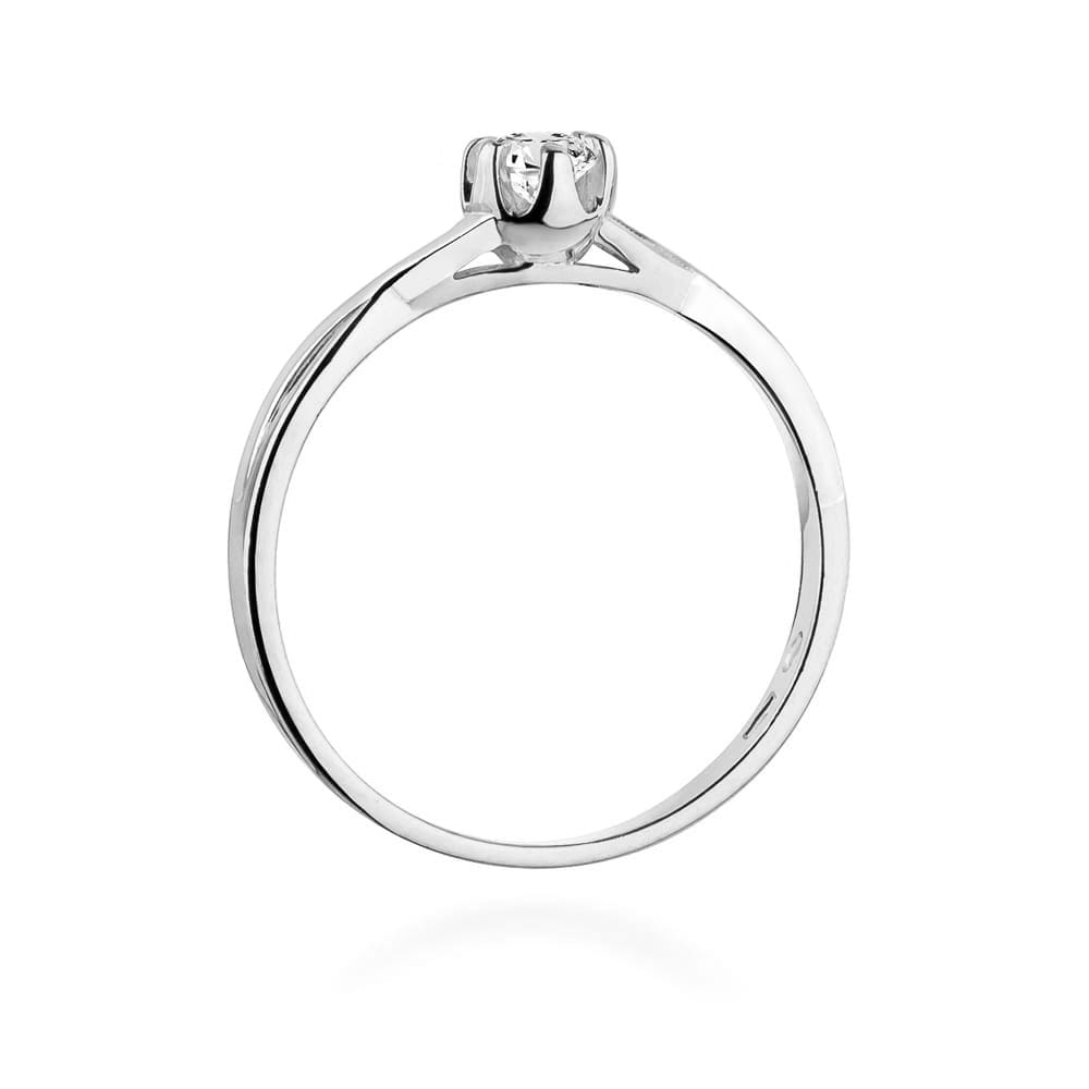 Inel Aur 14K W0340 Diamant Crescut în Laborator 0.20ct