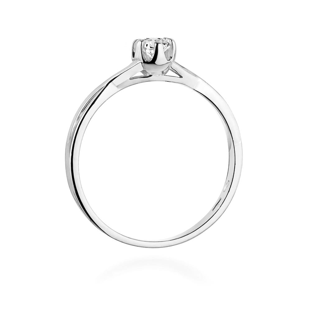 Inel Aur 9K cu Diamant Natural 0.20 ct