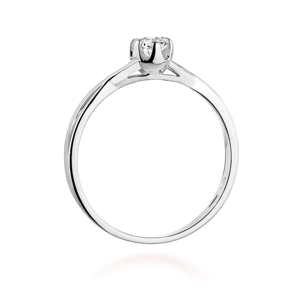 Inel Aur 9K cu Diamant Natural 0.23 ct
