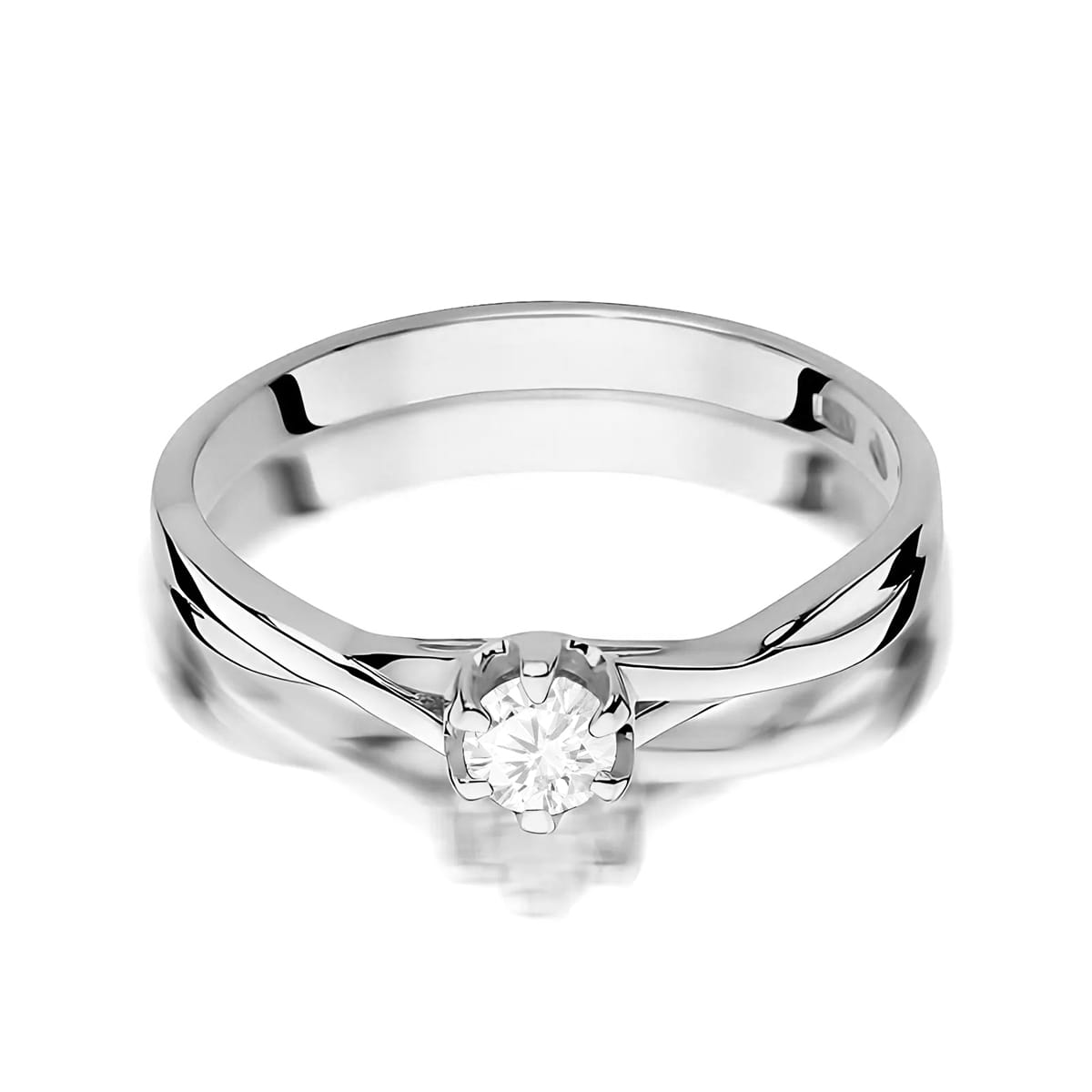 Inel Aur 9K cu Diamant de Laborator 0.20 ct