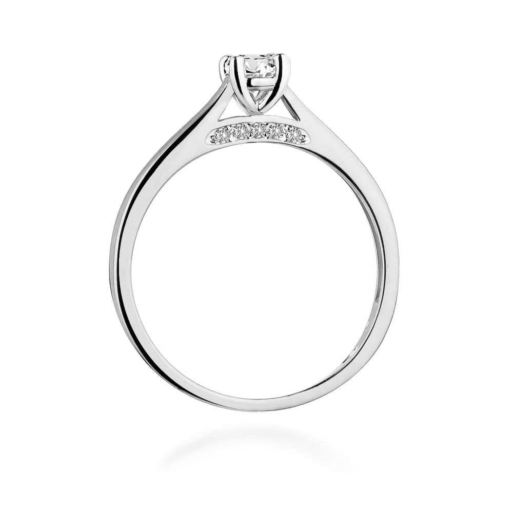 Inel Aur 14K W0341 Diamant Cultivat 0.25ct