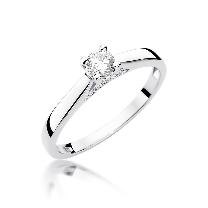 Inel Aur 9K cu Diamante Naturale 0.30 ct