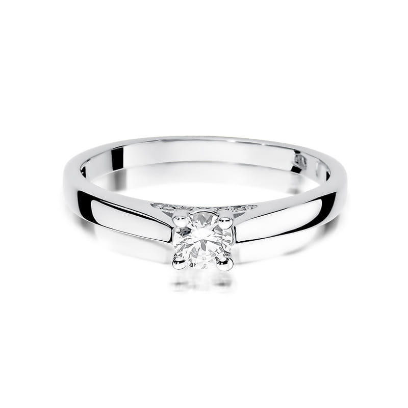 Inel Aur 9K cu Diamante Naturale 0.30 ct