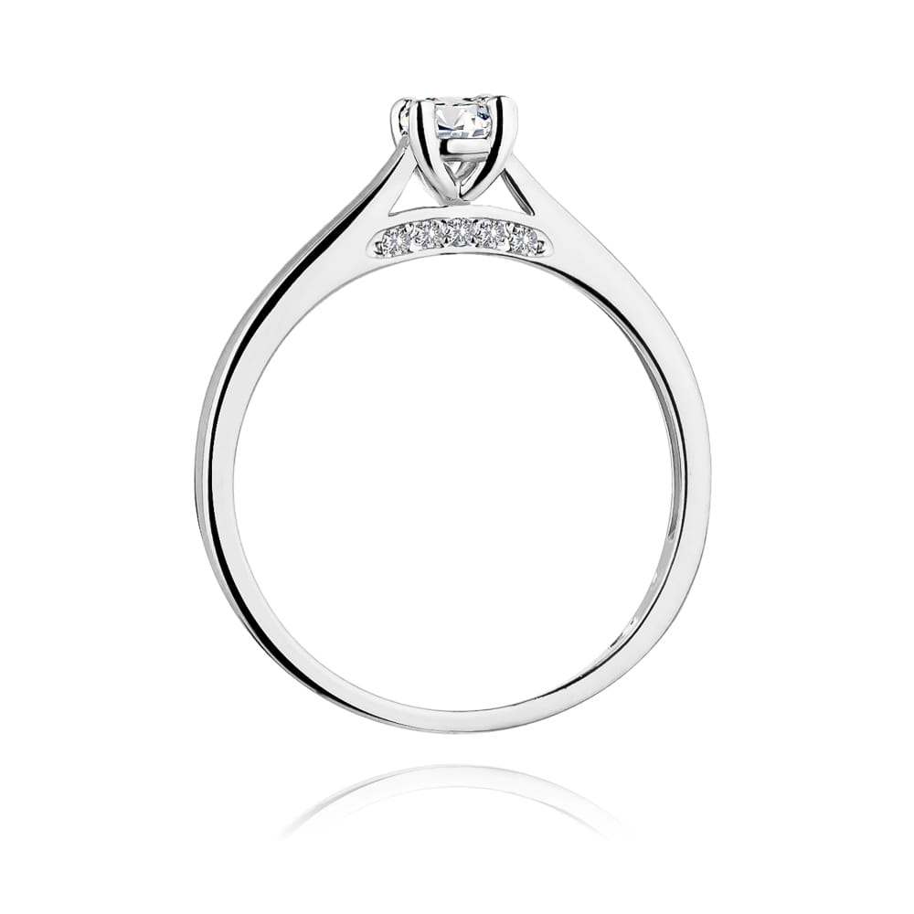 Inel Aur 9K cu Diamante Naturale 0.30 ct