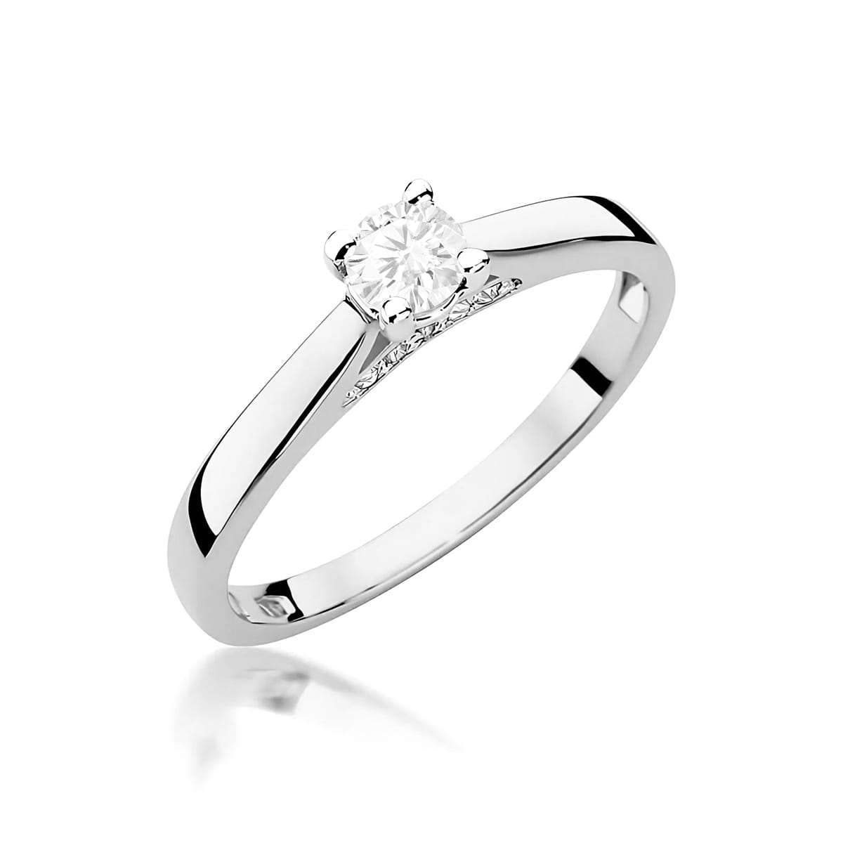 Inel Aur 9K cu Diamant de Laborator 0.30 ct