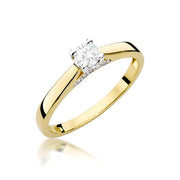 Inel Aur 9K cu Diamant de Laborator 0.30 ct