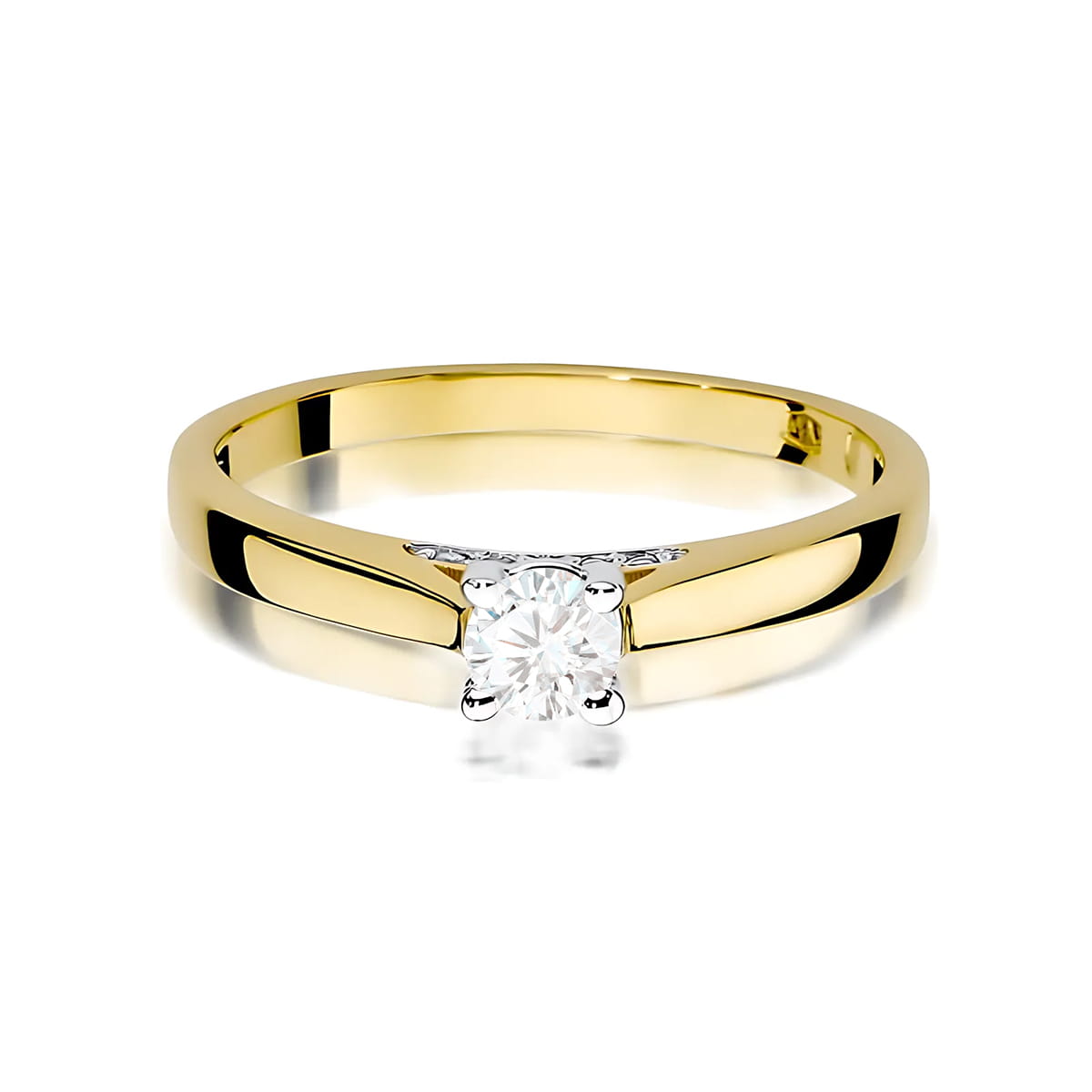 Inel Aur 9K cu Diamant de Laborator 0.30 ct
