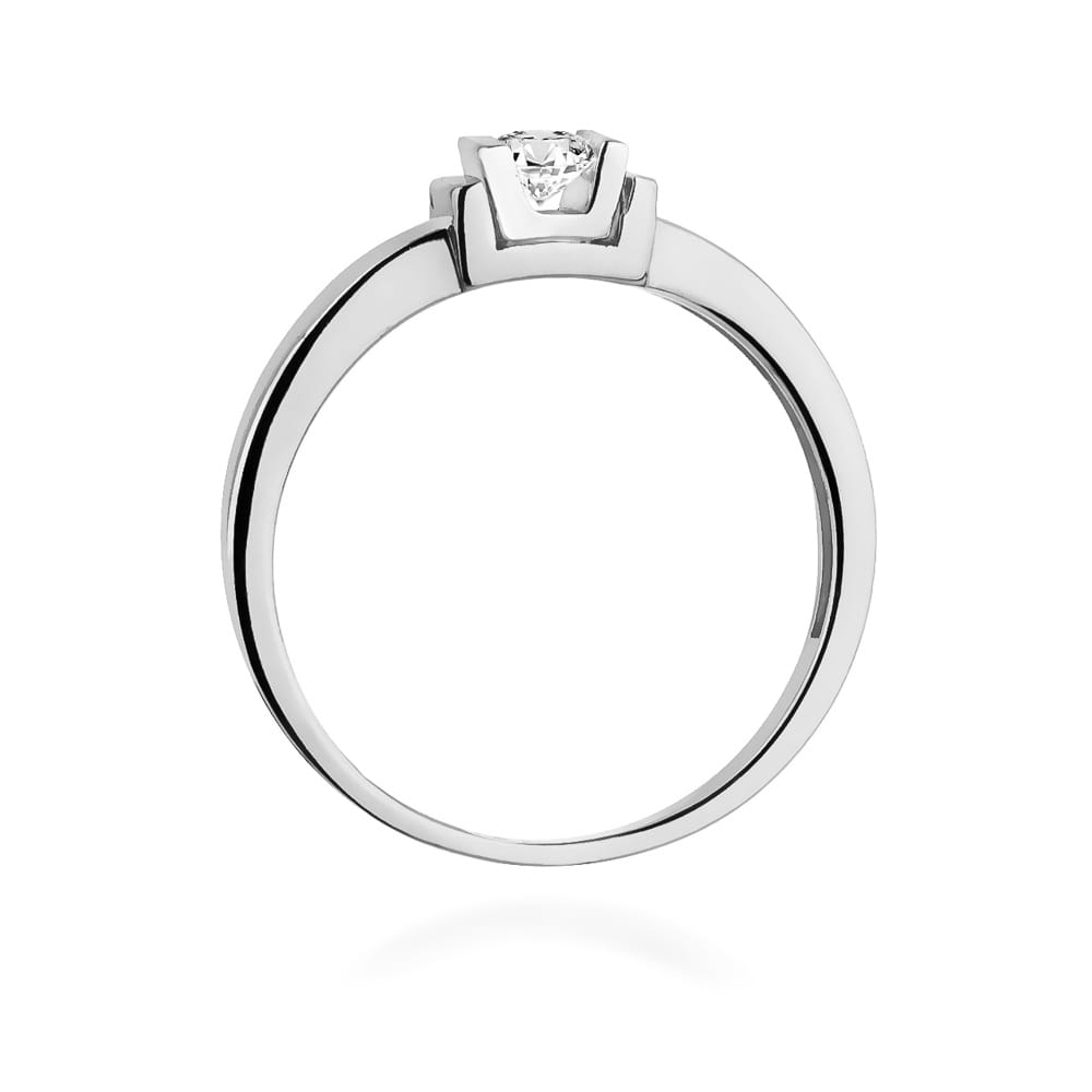 Inel Aur 9K cu Diamant Natural 0.10 ct