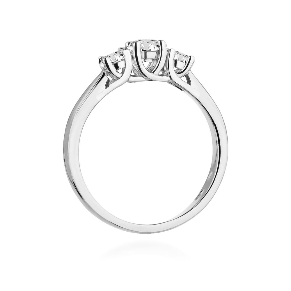Inel Aur 9K cu Diamante Naturale 0.49 ct