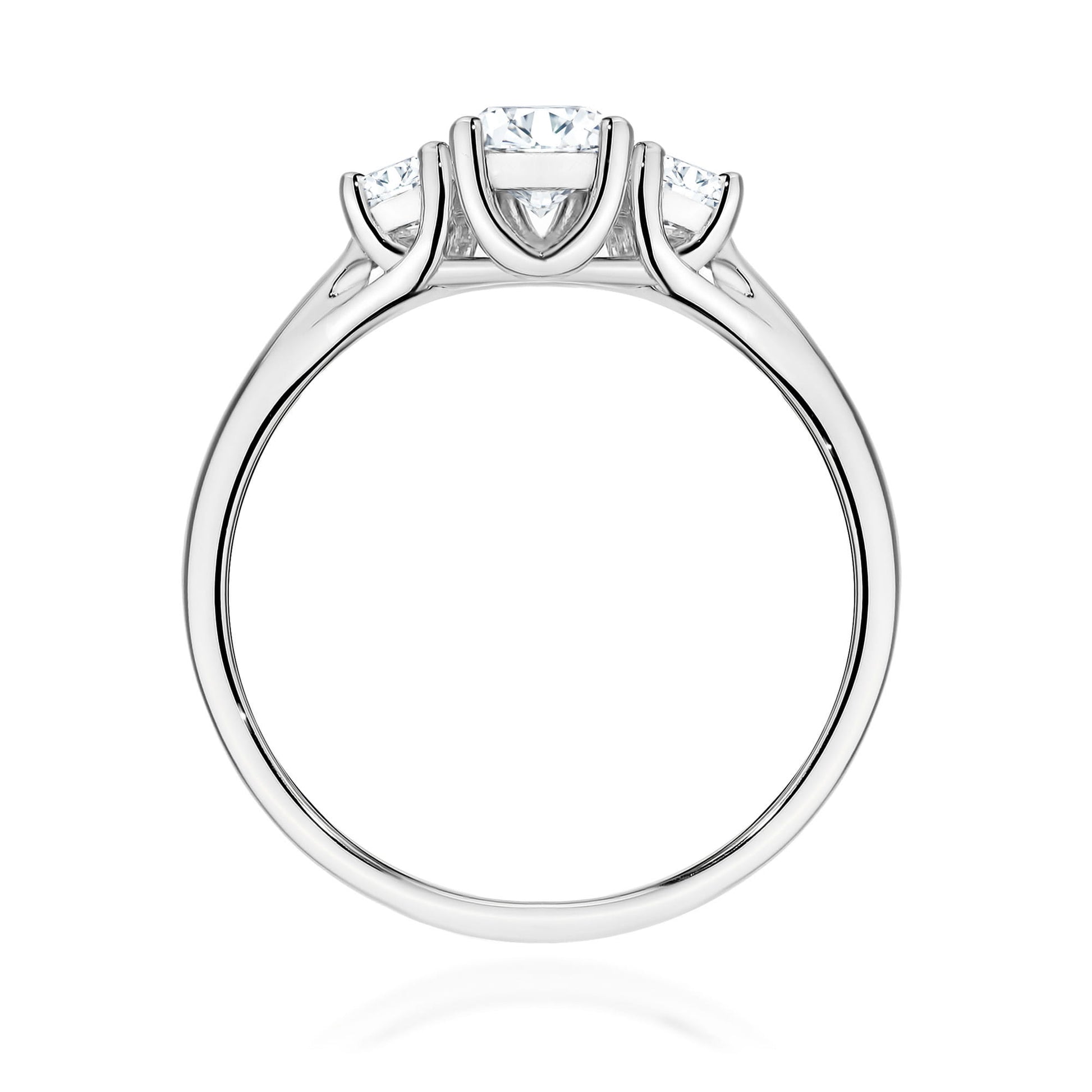 Inel Aur 9K cu Diamante de Laborator 0.49 ct