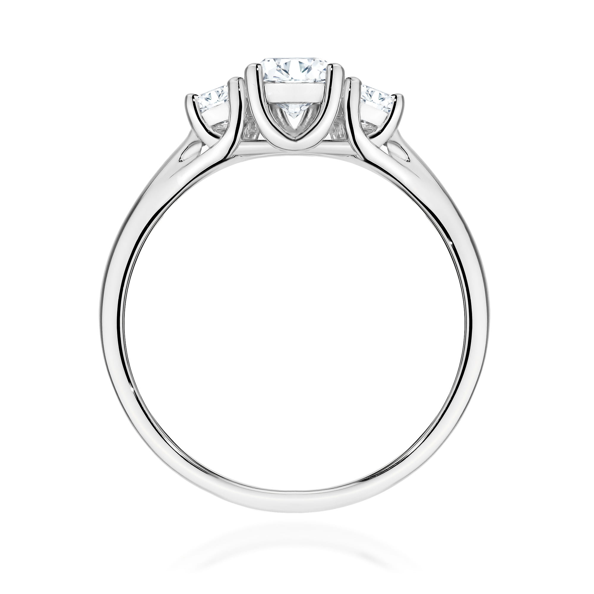 Inel Aur 9K cu Diamante de Laborator 0.49 ct