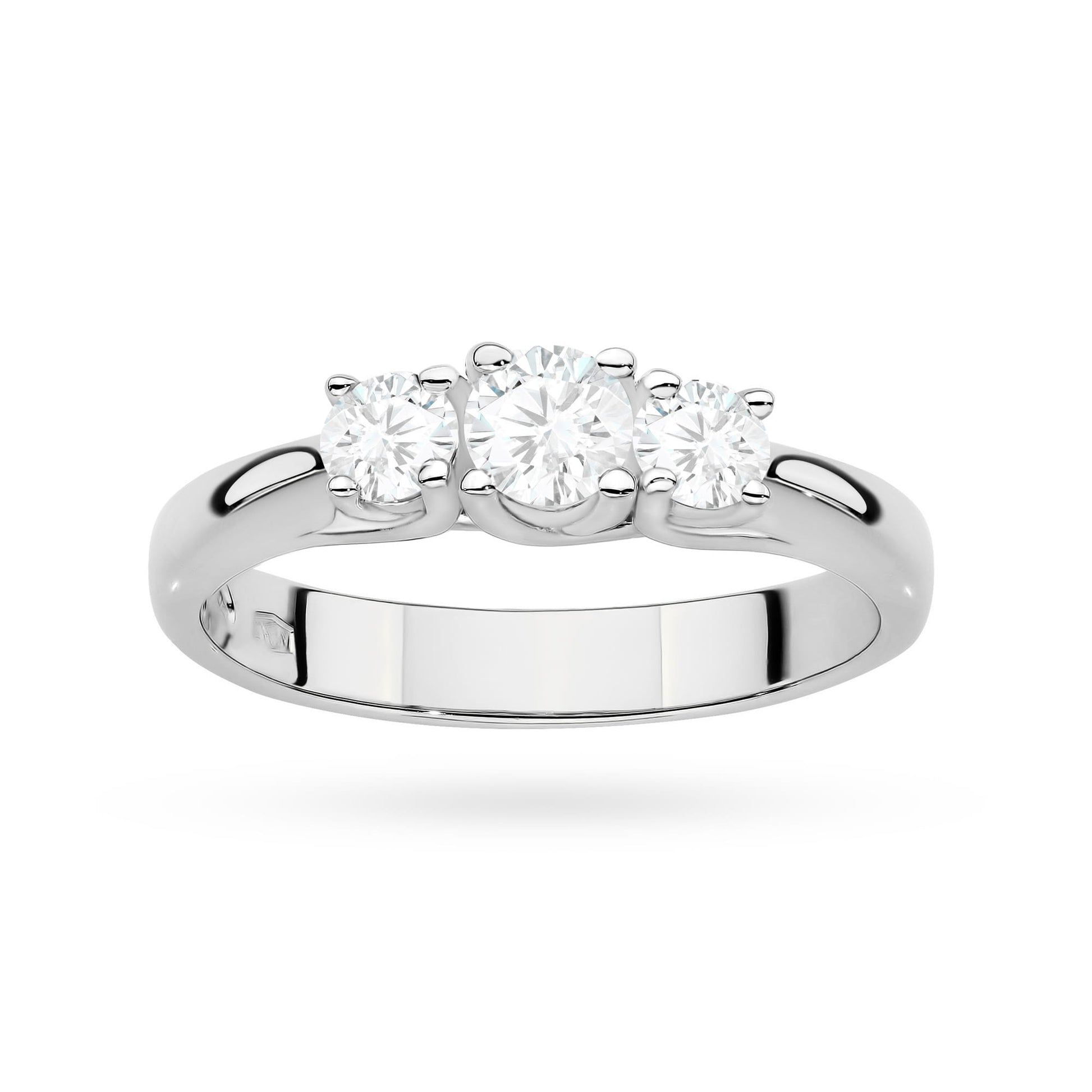 Inel Aur 9K cu Diamante de Laborator 0.49 ct