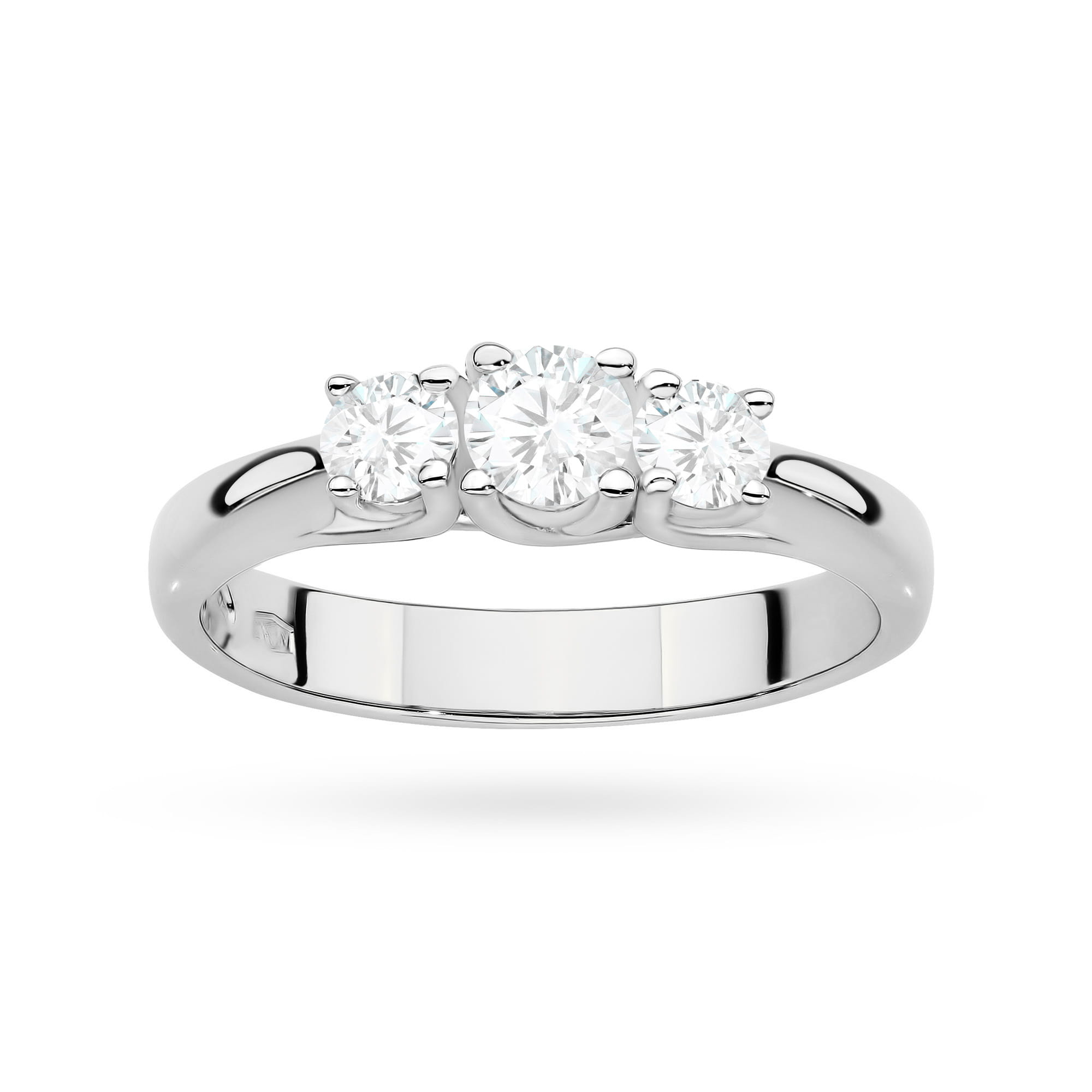 Inel Aur 9K cu Diamante de Laborator 0.49 ct