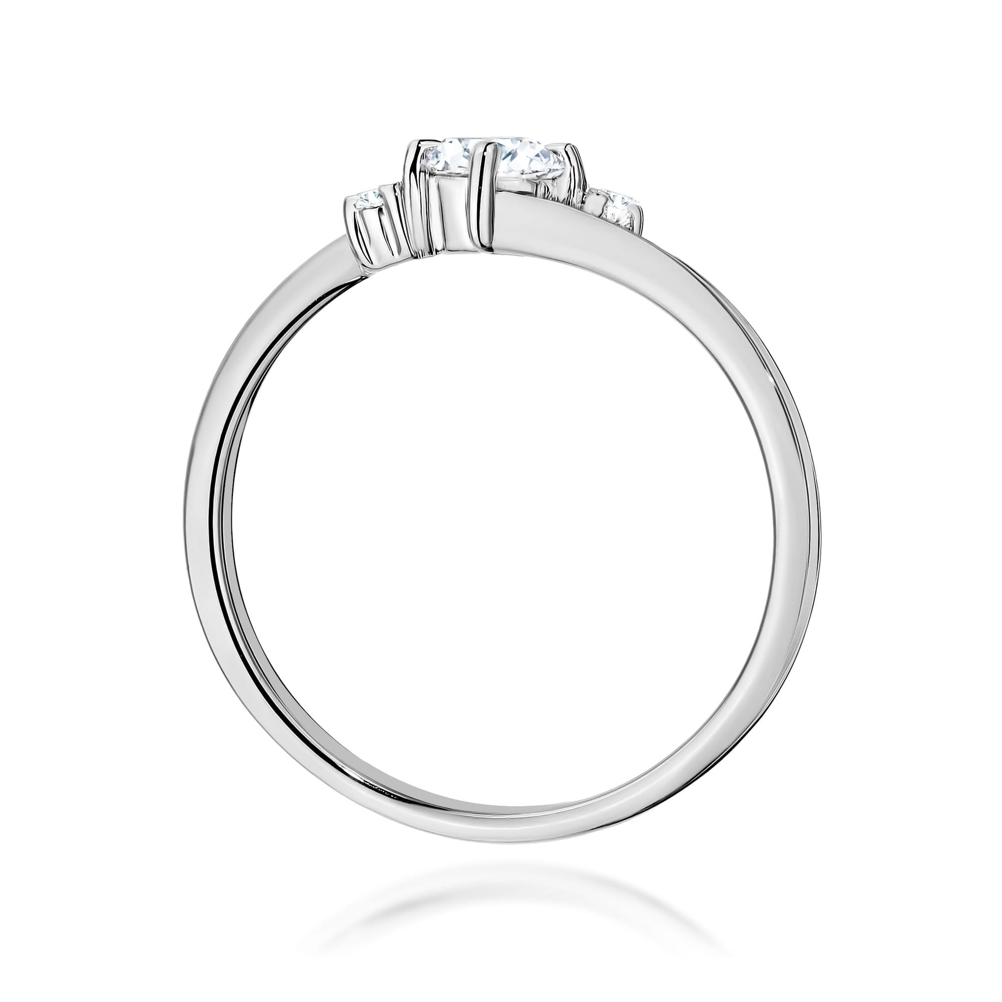 Inel Aur 9K cu Diamante Naturale 0.27 ct