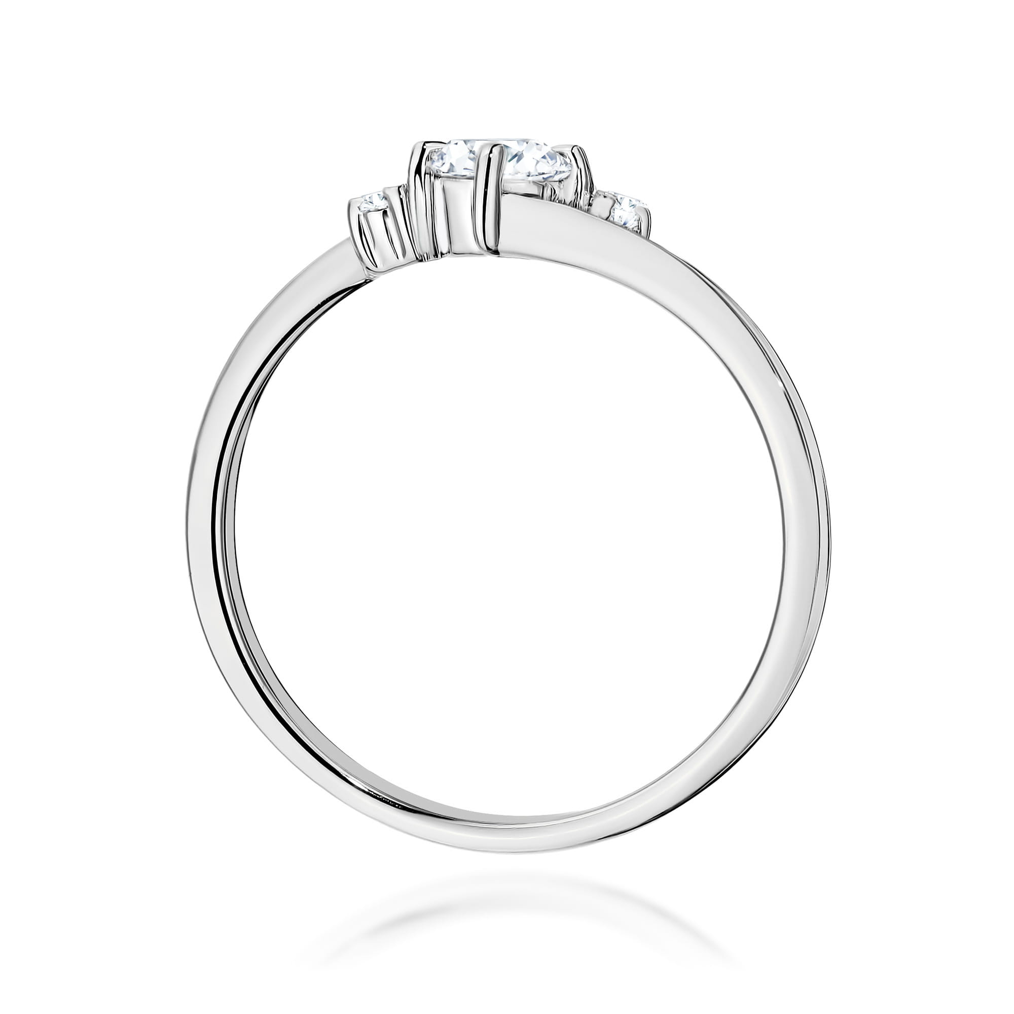 Inel Aur 9K cu Diamante de Laborator 0.27 ct