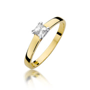Inel Aur 9K cu Diamant Natural 0.30 ct