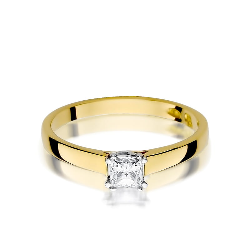 Inel Aur 9K cu Diamant Natural 0.30 ct
