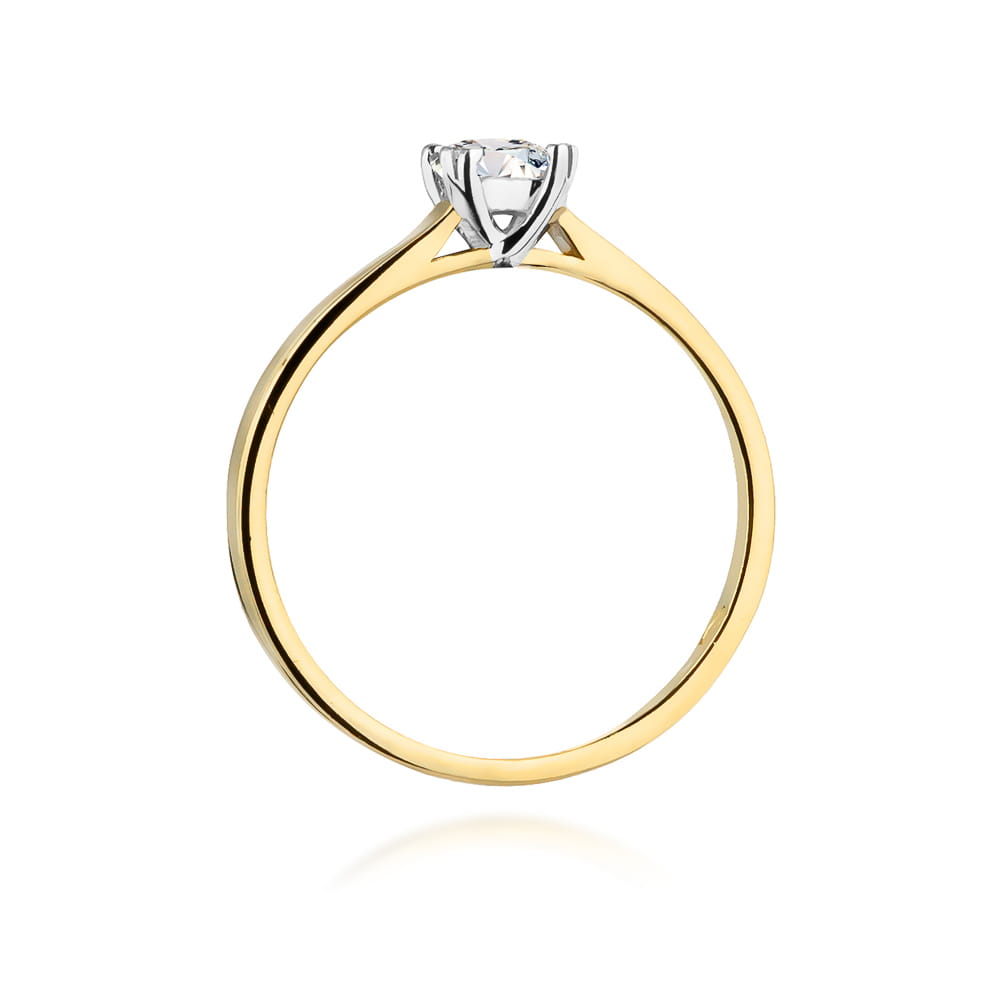 Inel Aur 9K cu Diamant Natural 0.30 ct